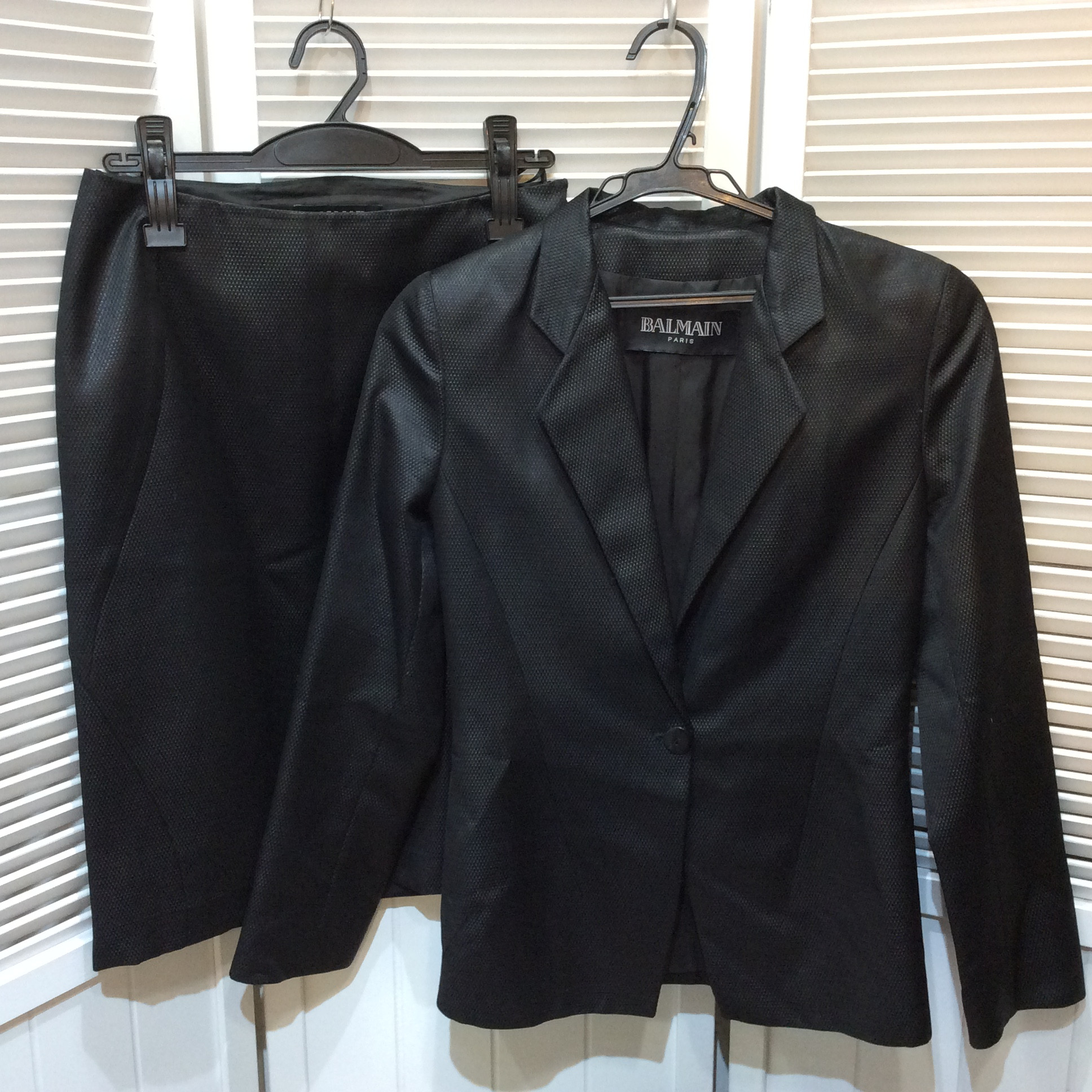 BALMAIN バルマン スーツ 上36 下38 ブラック
