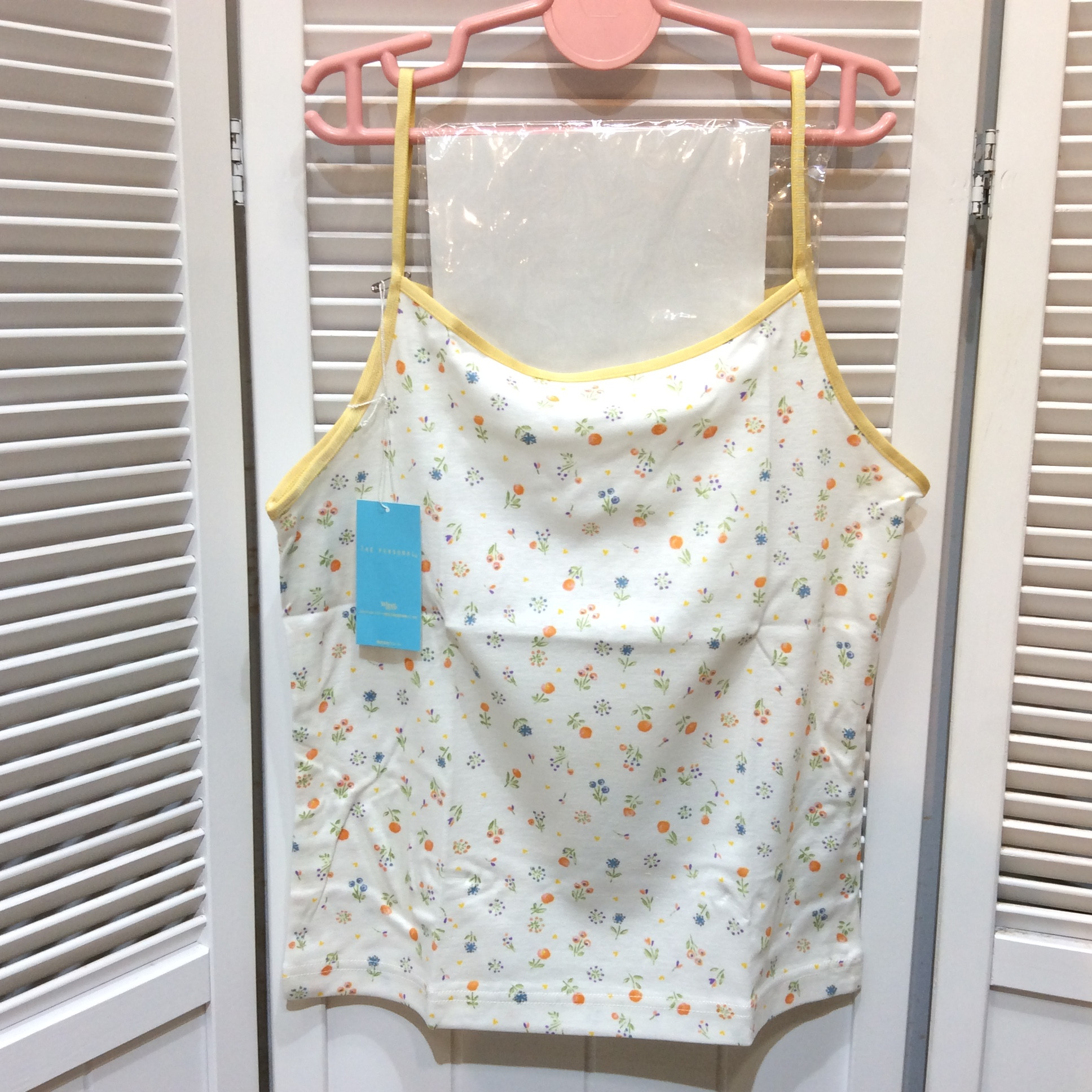 未使用 ワコール キャミソール  M  お花