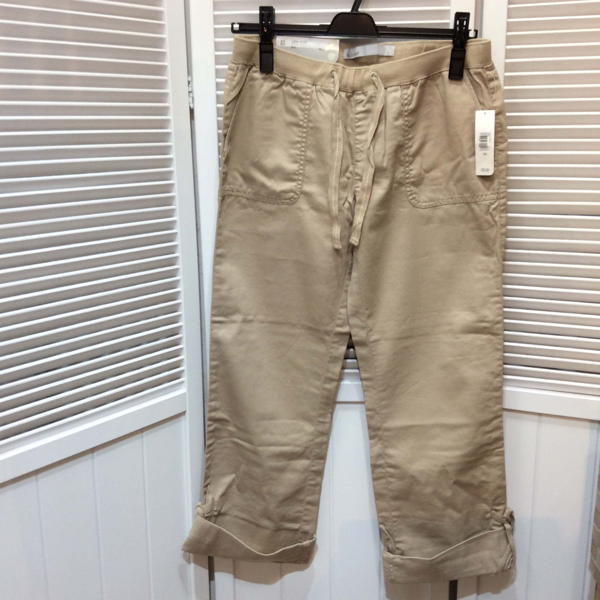 未使用 OLD NAVY サブリナパンツ サイズXS ベージュ