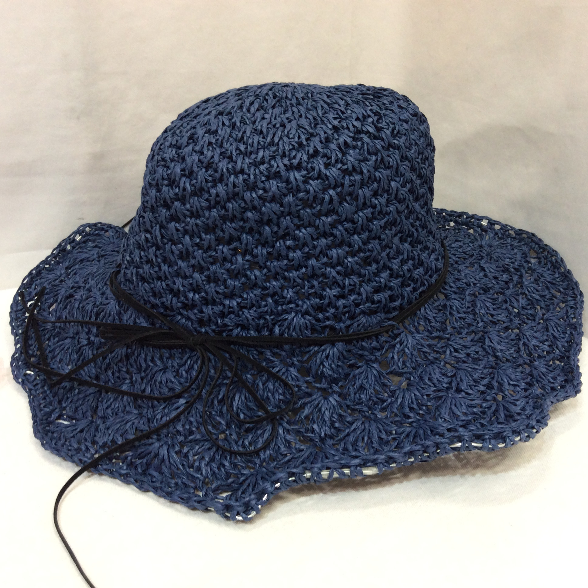 未使用 帽子 フリーサイズ   ブルー