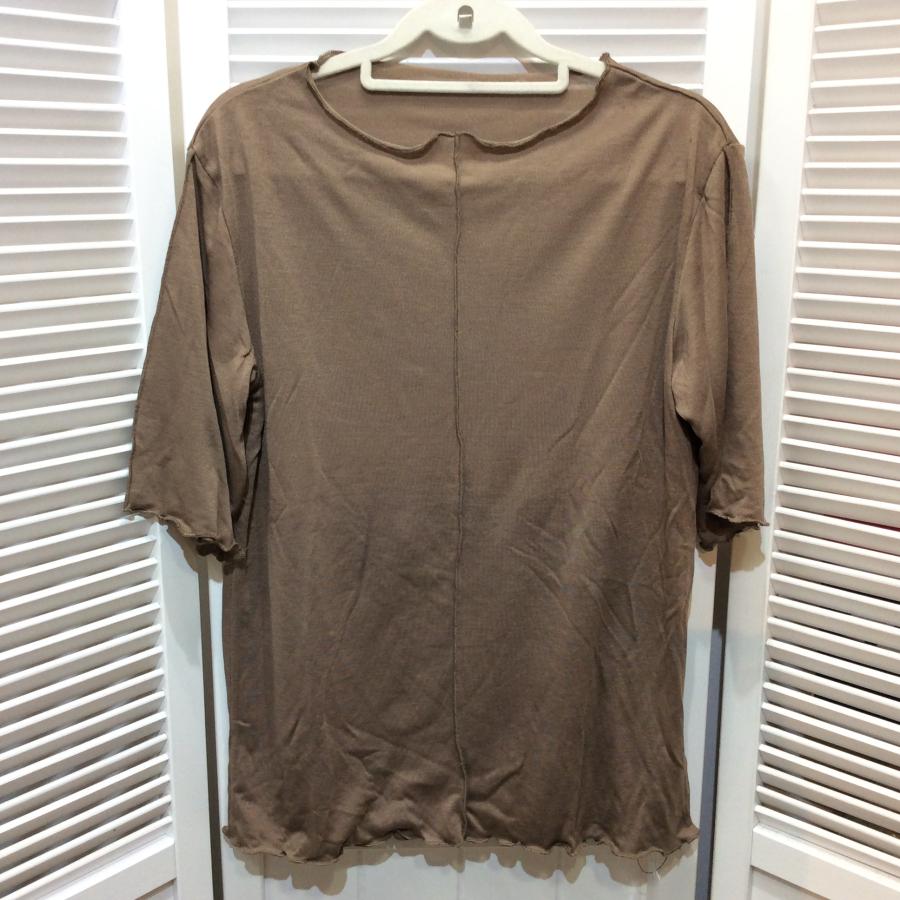 半額値下げ❗️未使用☆hiriy ヒリー レディース 半袖カットソー ブラウン シャツ インナー