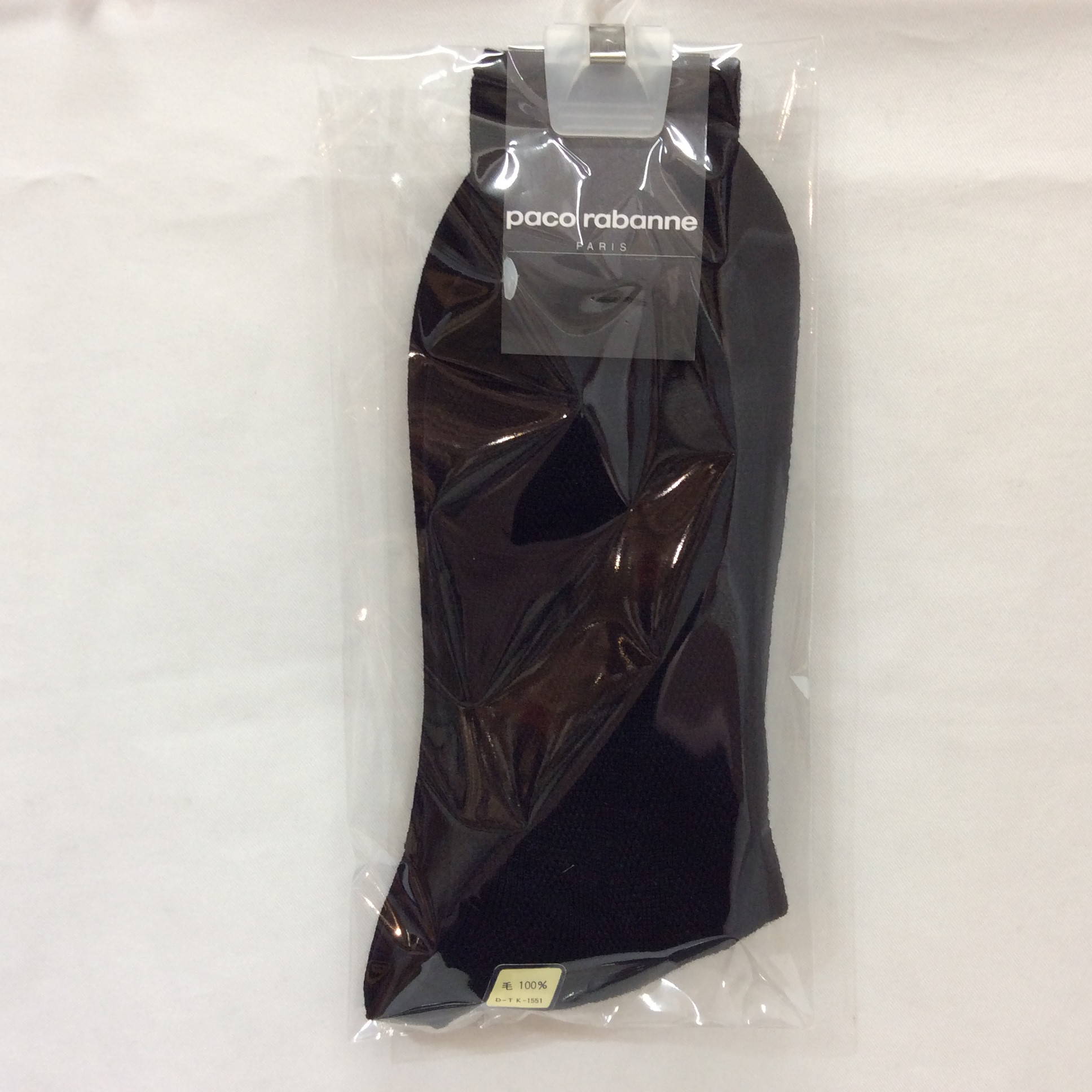 パコラバンヌ メンズ靴下  25cm 黒