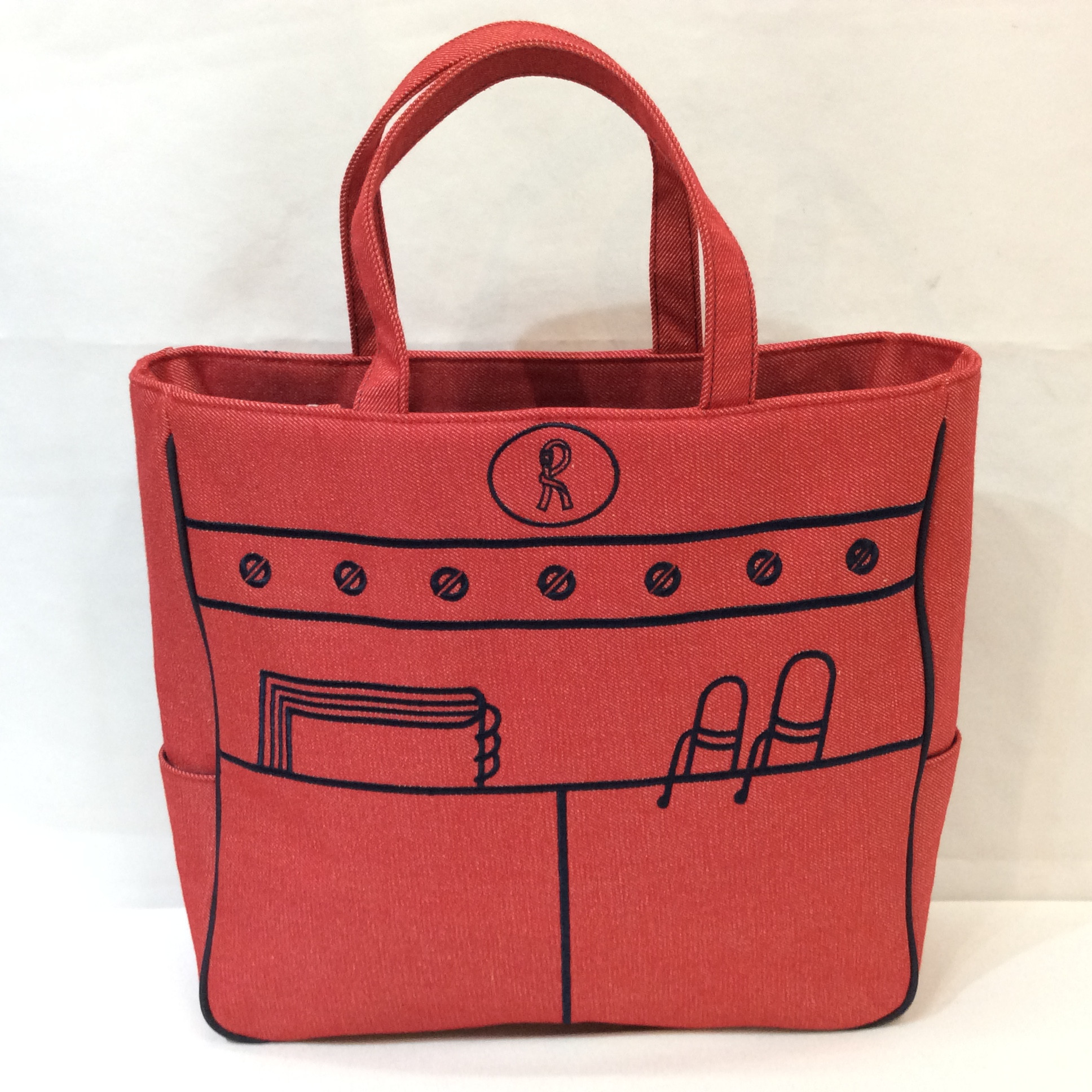 ロベルタ トートバッグ  レッド