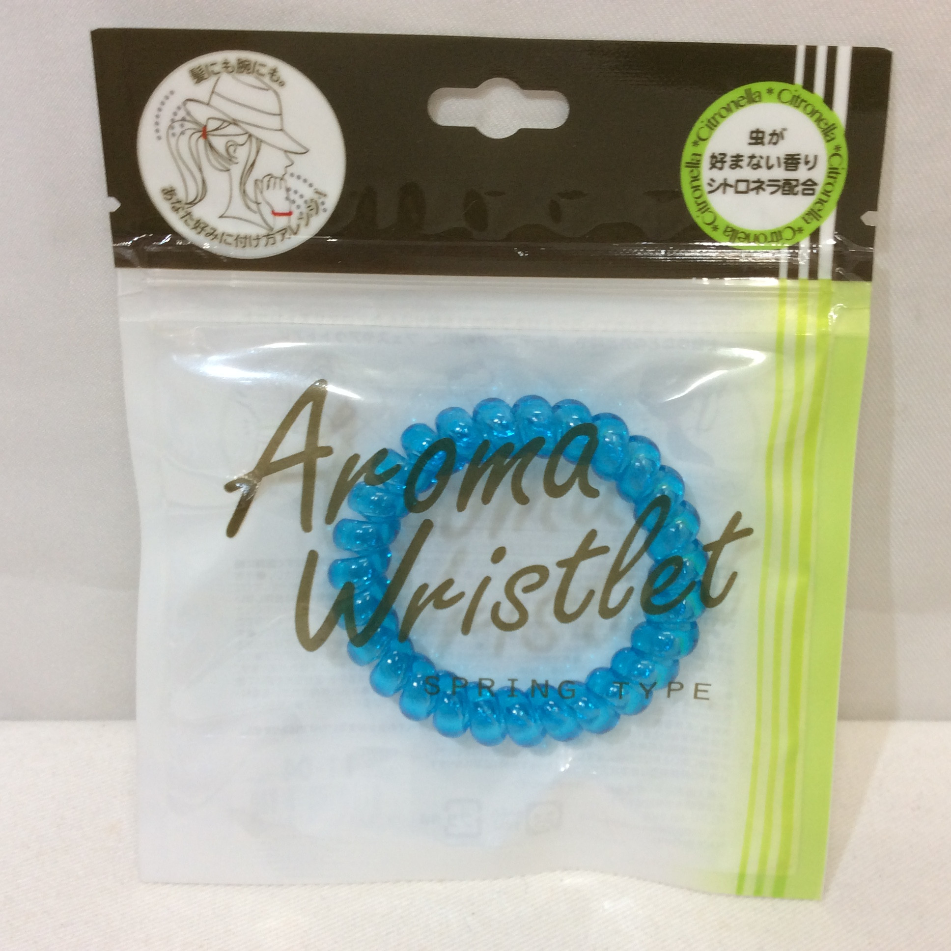 新品☆アロマリストレット スプリングタイプ ブルー 虫よけ