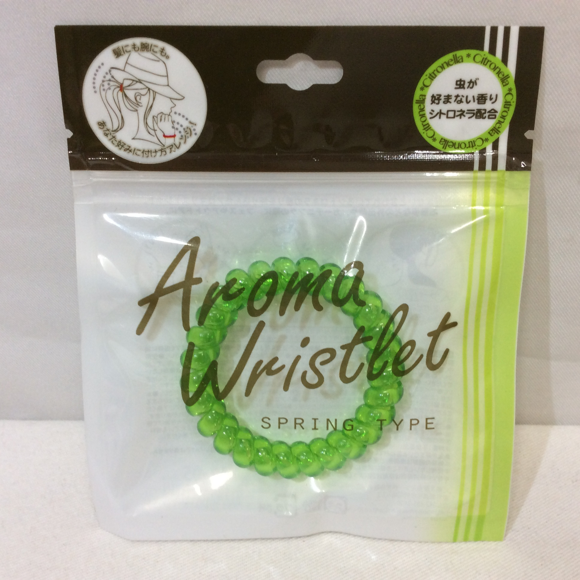 新品☆アロマリストレット スプリングタイプ 虫よけ ライム