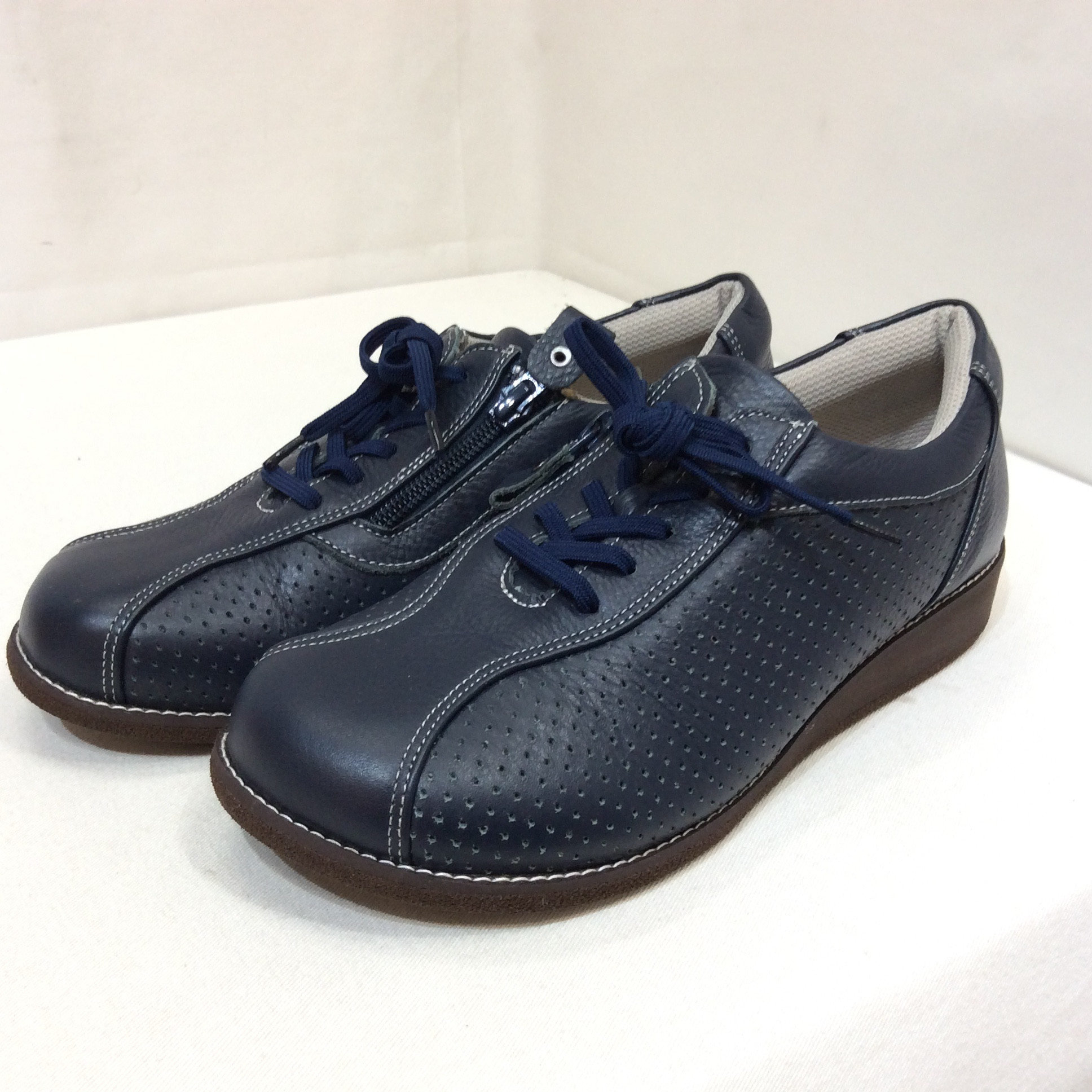 medifit 軽量 婦人靴  23.5cm ネイビー