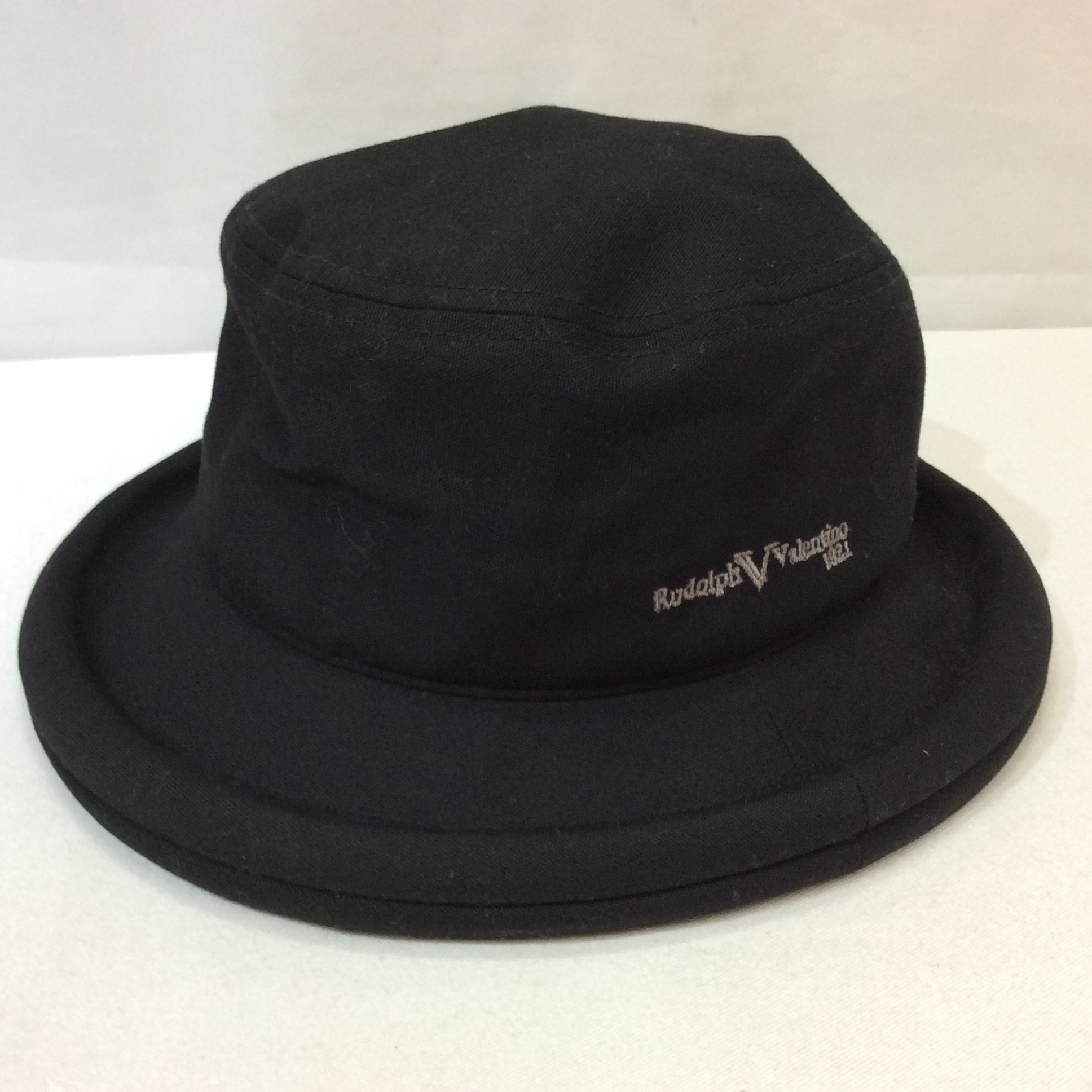 ルドルフ バレンチノ 帽子 ブラック 56cm