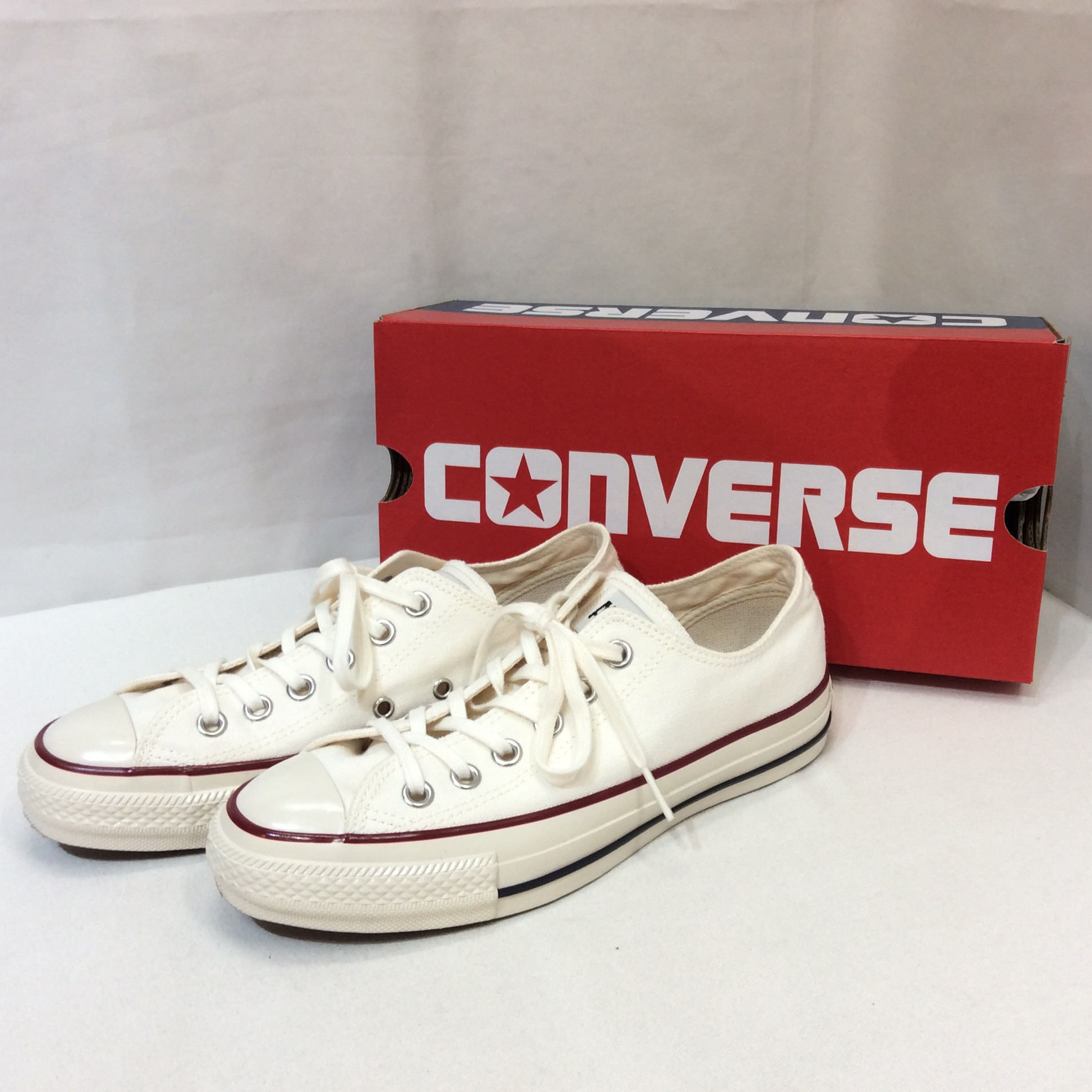 1回使用 コンバース オーススター 24.0cm ホワイト／TRC 美品