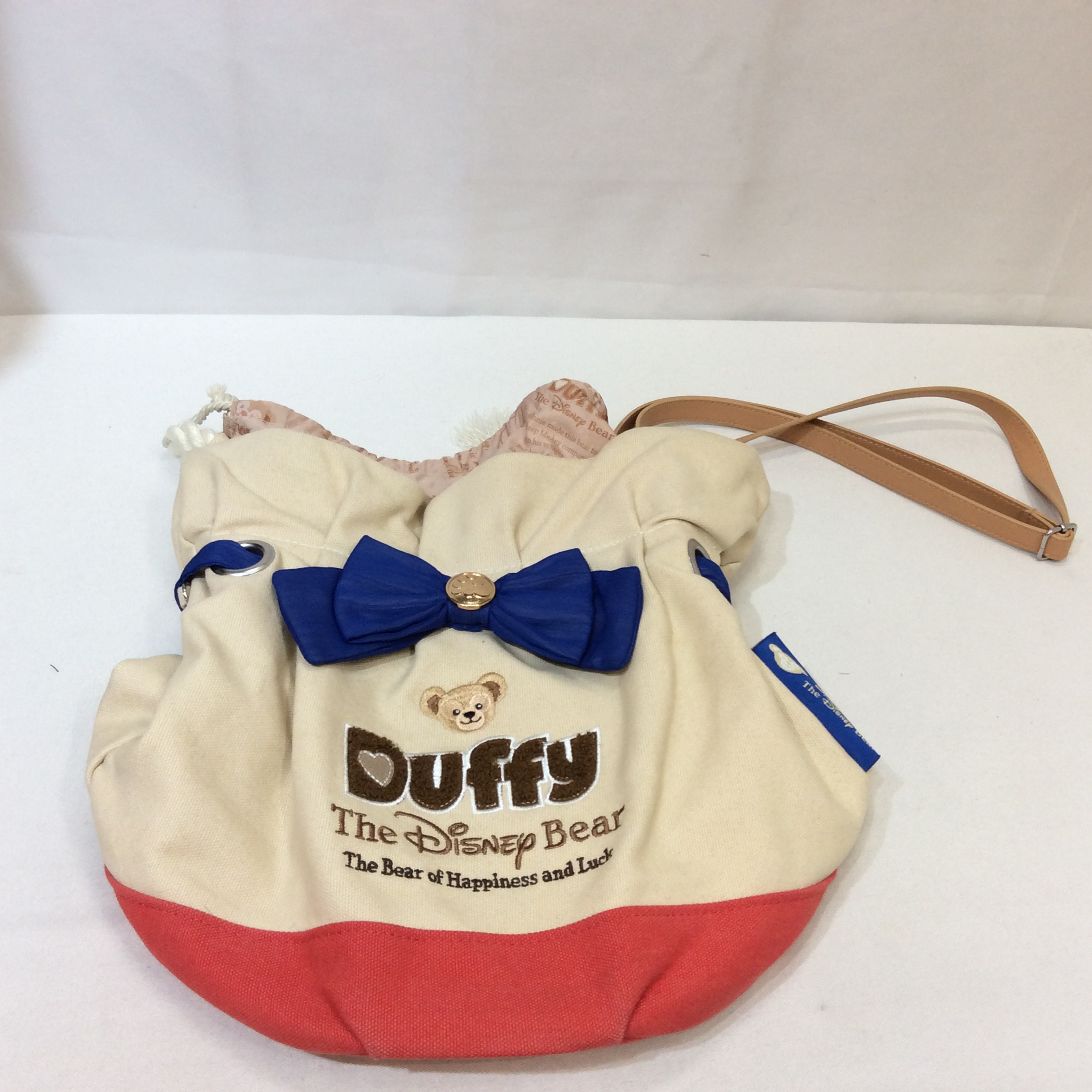 Duffy リボン付き巾着バッグ