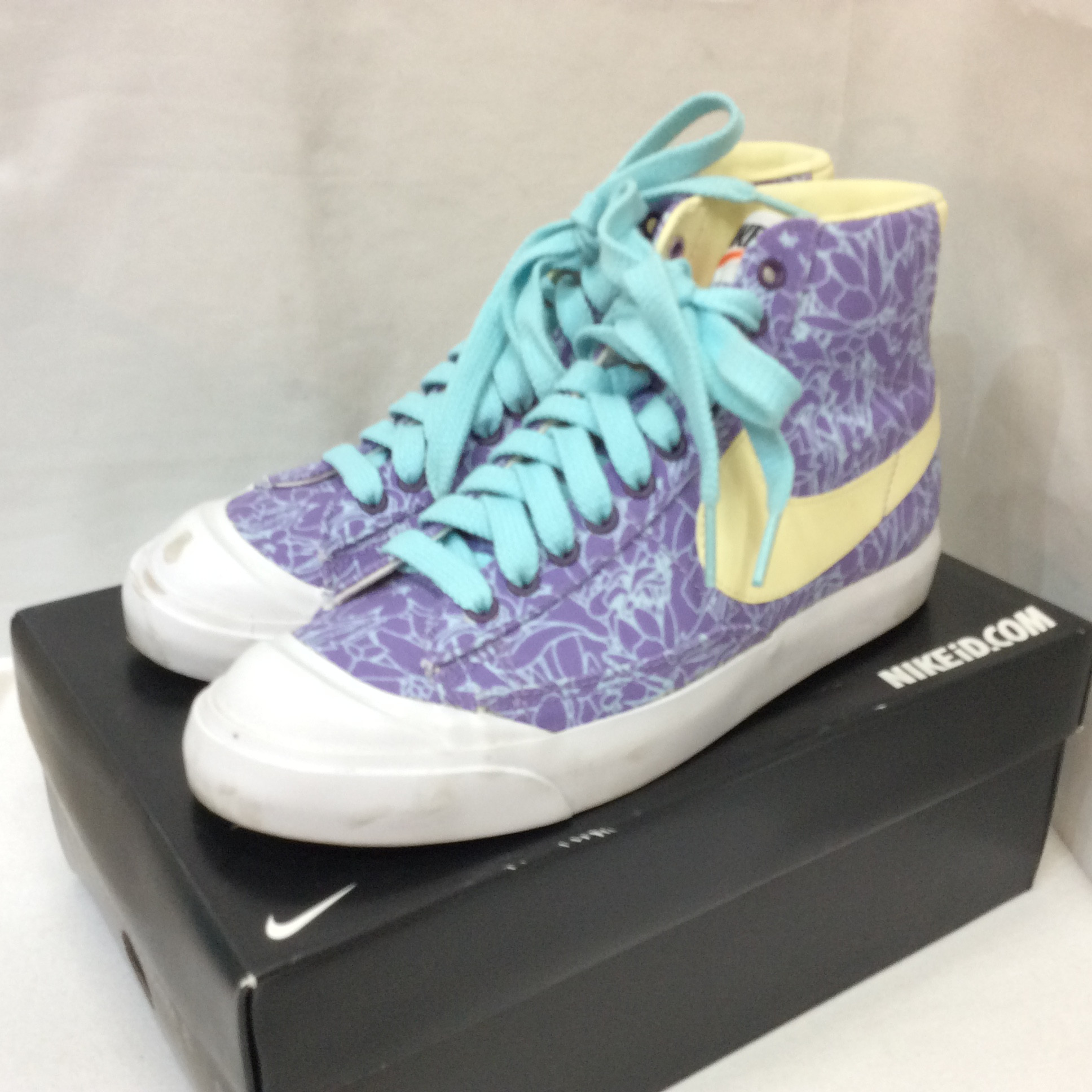 NIKE ナイキ ハイカットスニーカー 24.5cm パープル