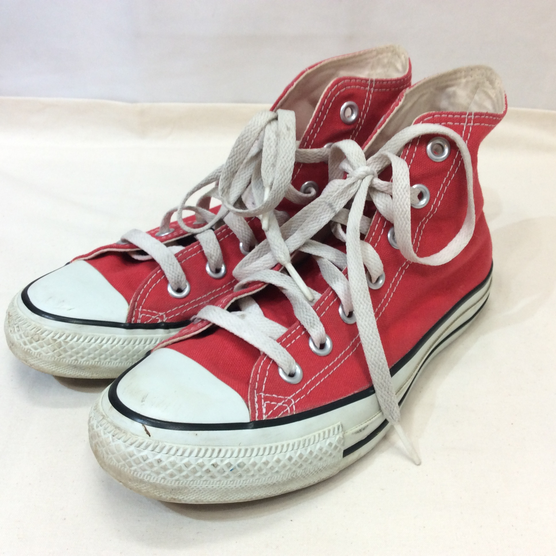 コンバース ハイカットスニーカー 24cm レッド