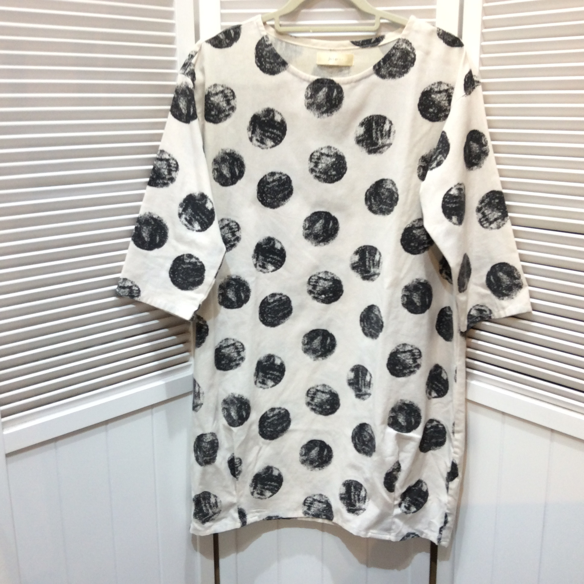 jite…チュニックワンピース 38 サイズ 生成／柄