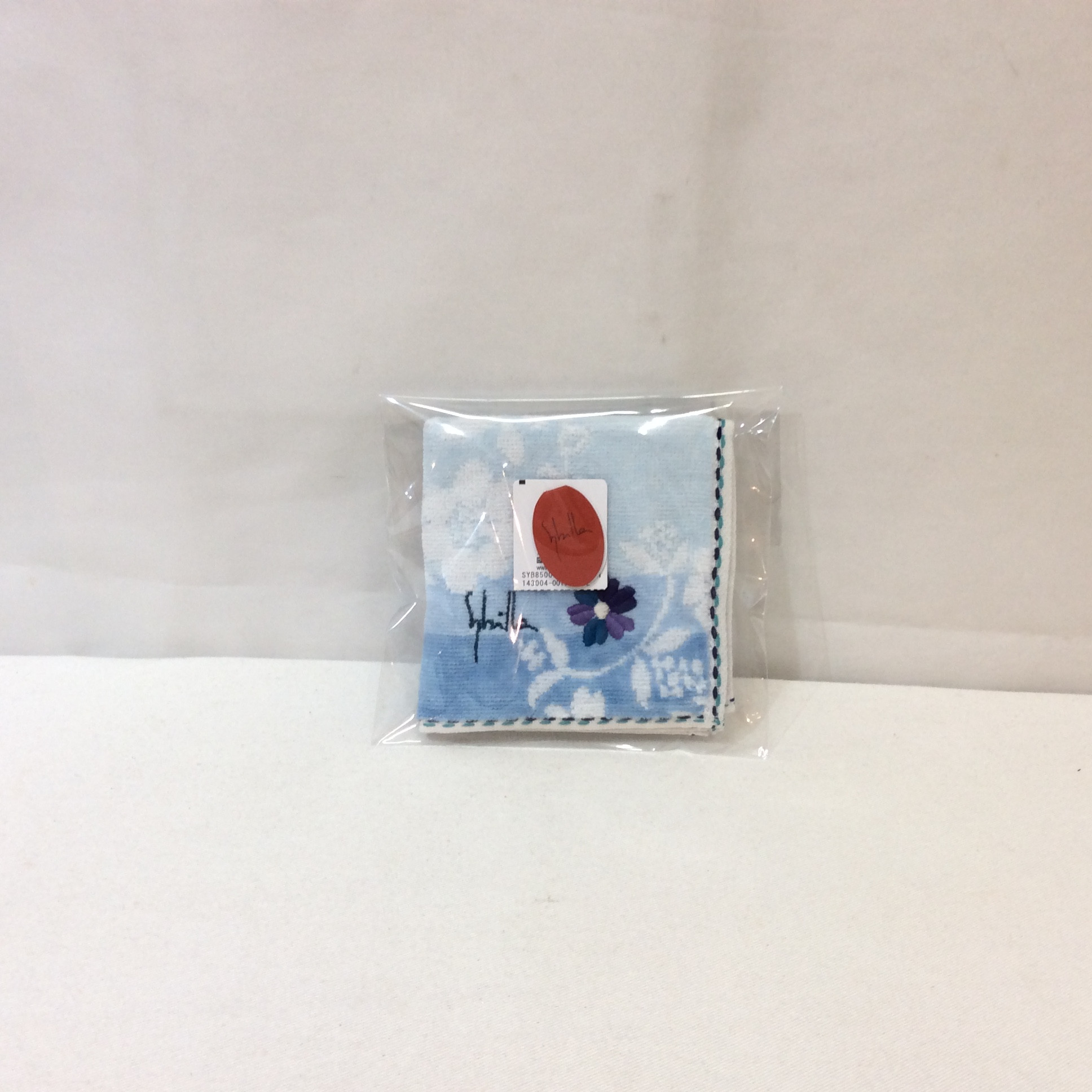 新品 シビラ ミニ タオルハンカチ  水色