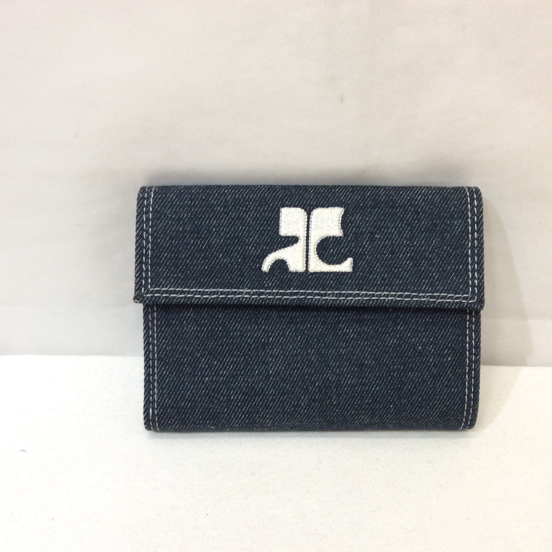 未使用 クレージュ  2つ折り財布  デニム