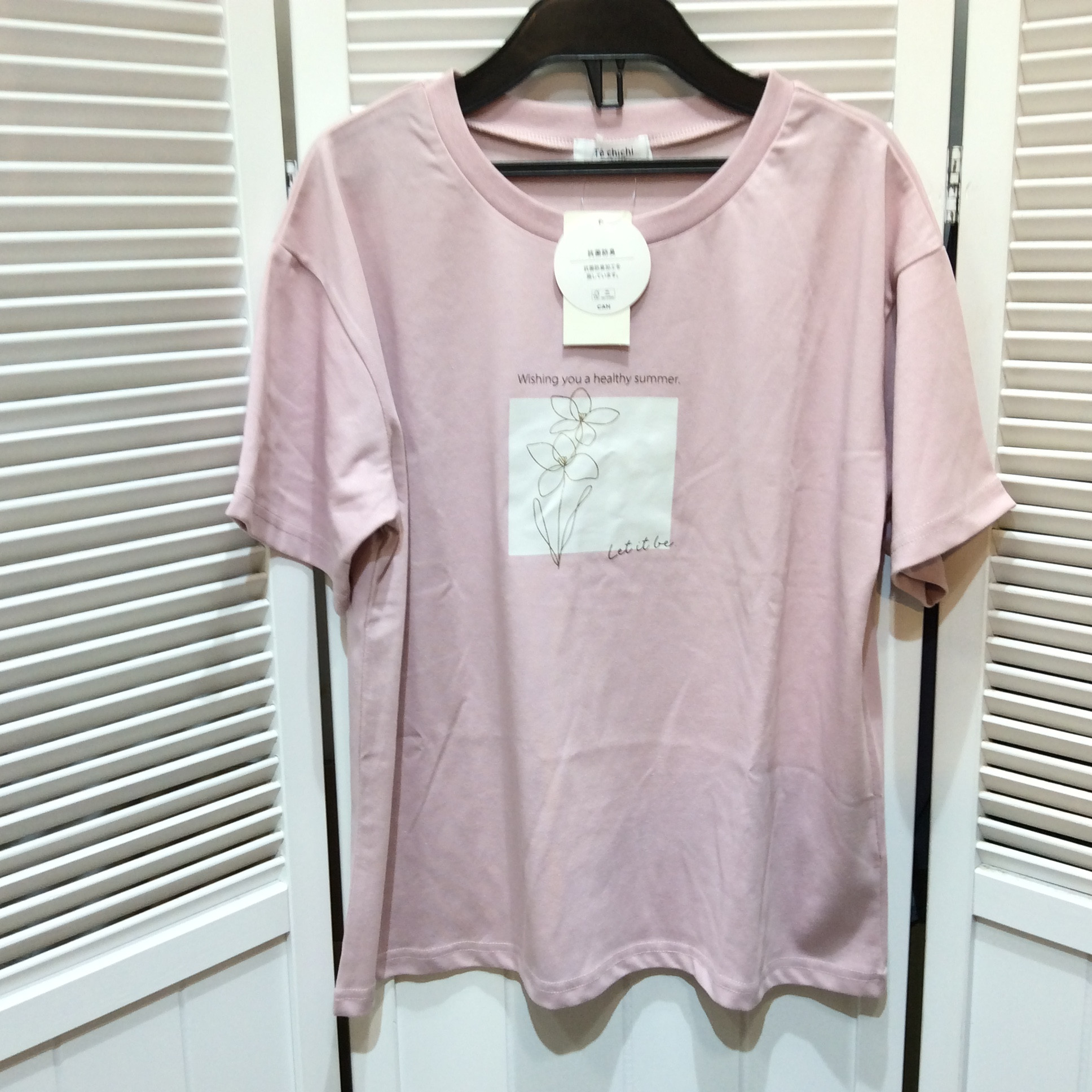 未使用 Te chi chi  Tシャツ フリーサイズ   ピンク