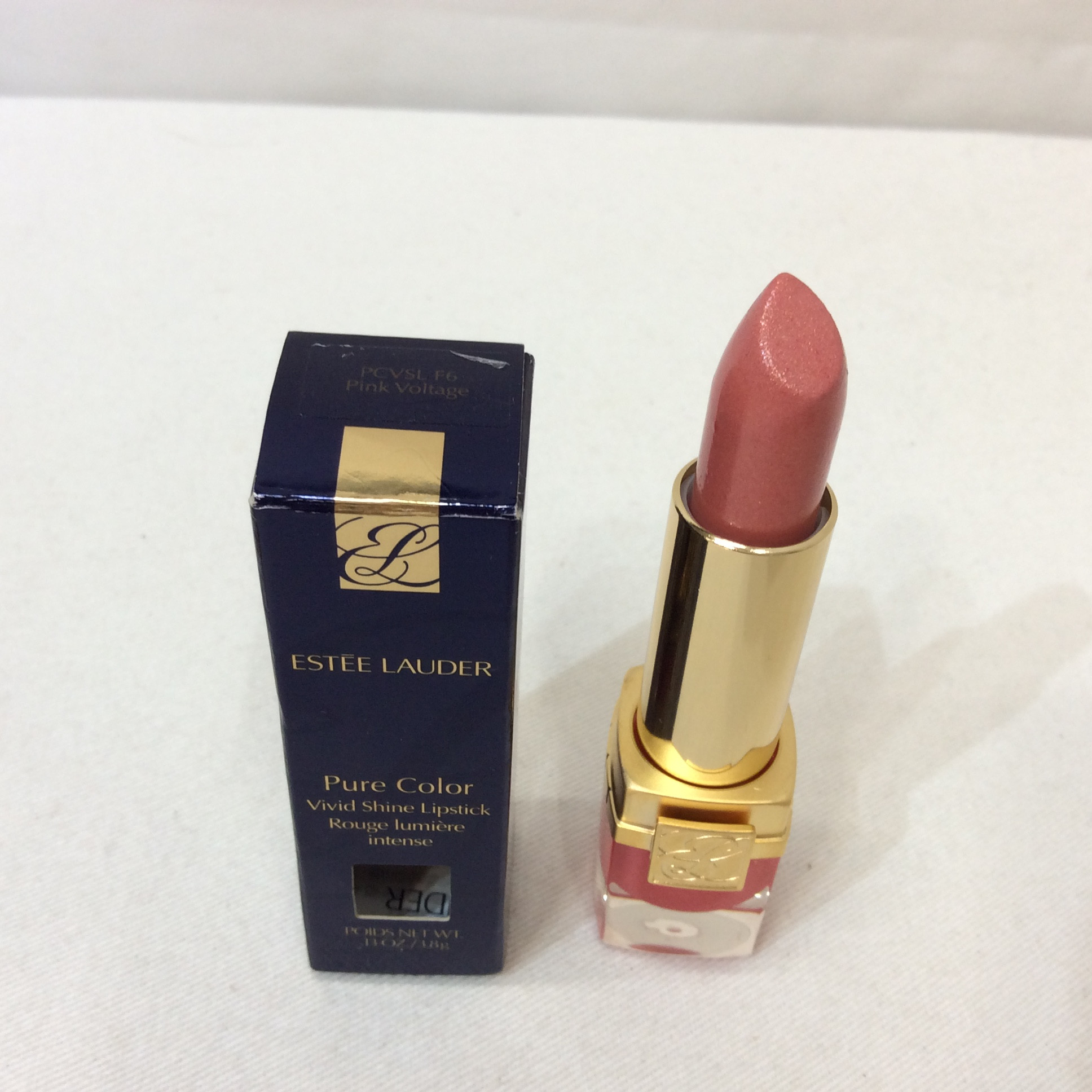 未使用 エスティーローダー 口紅 F6  ピンクボルテージ色