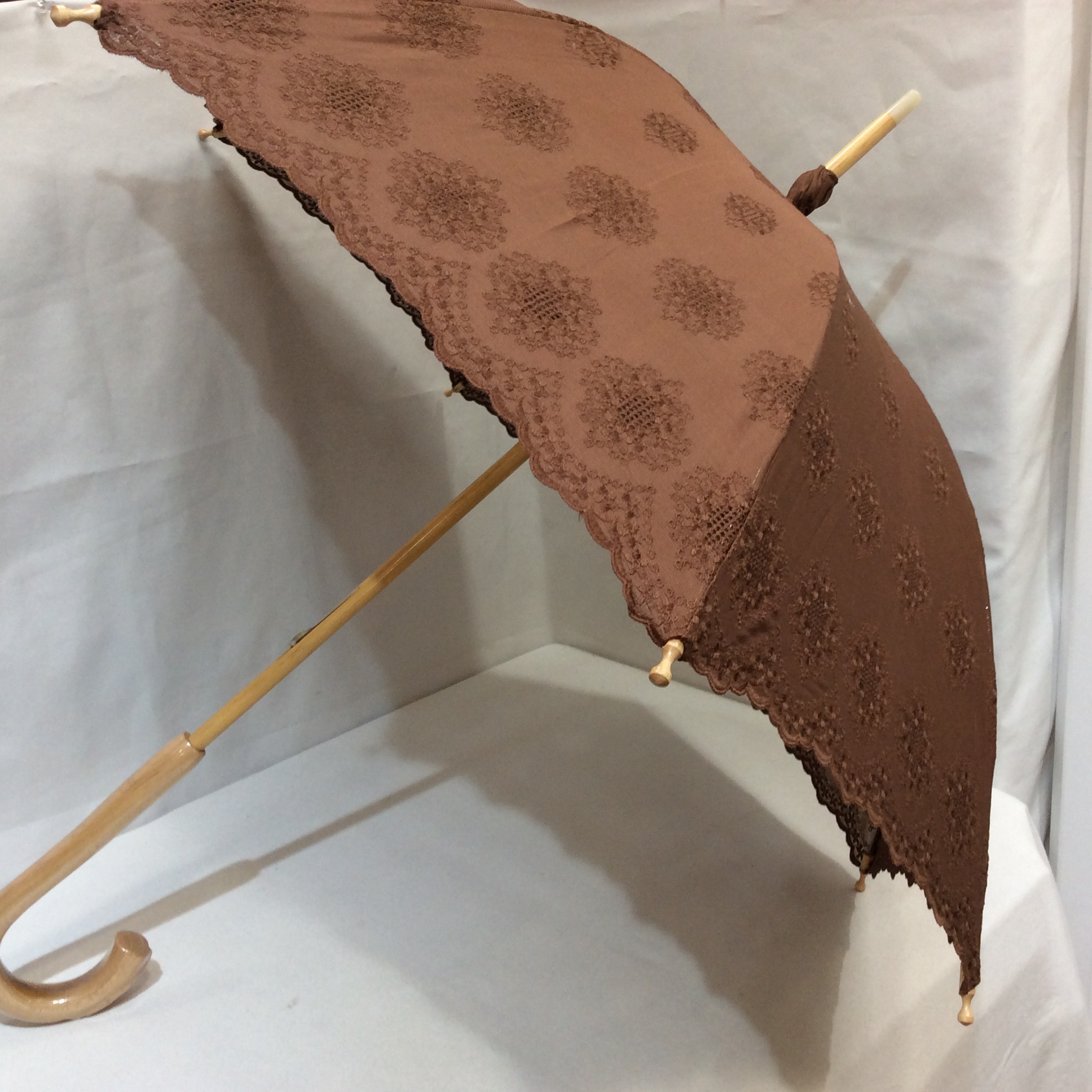 新品☆百貨店商材 日傘 ブラウン 日本製