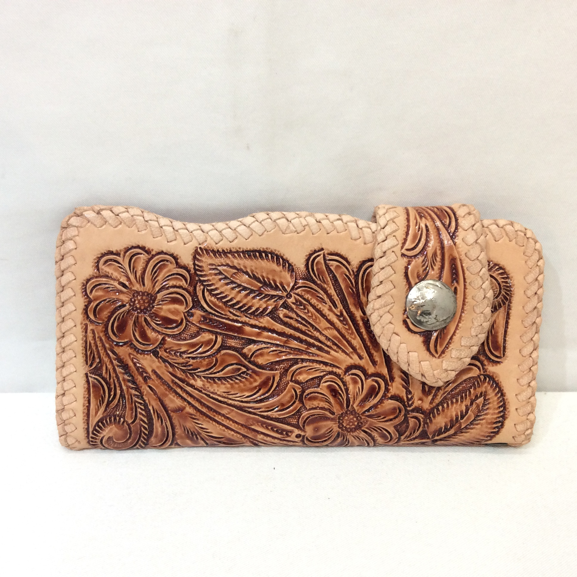 未使用 レザー長財布