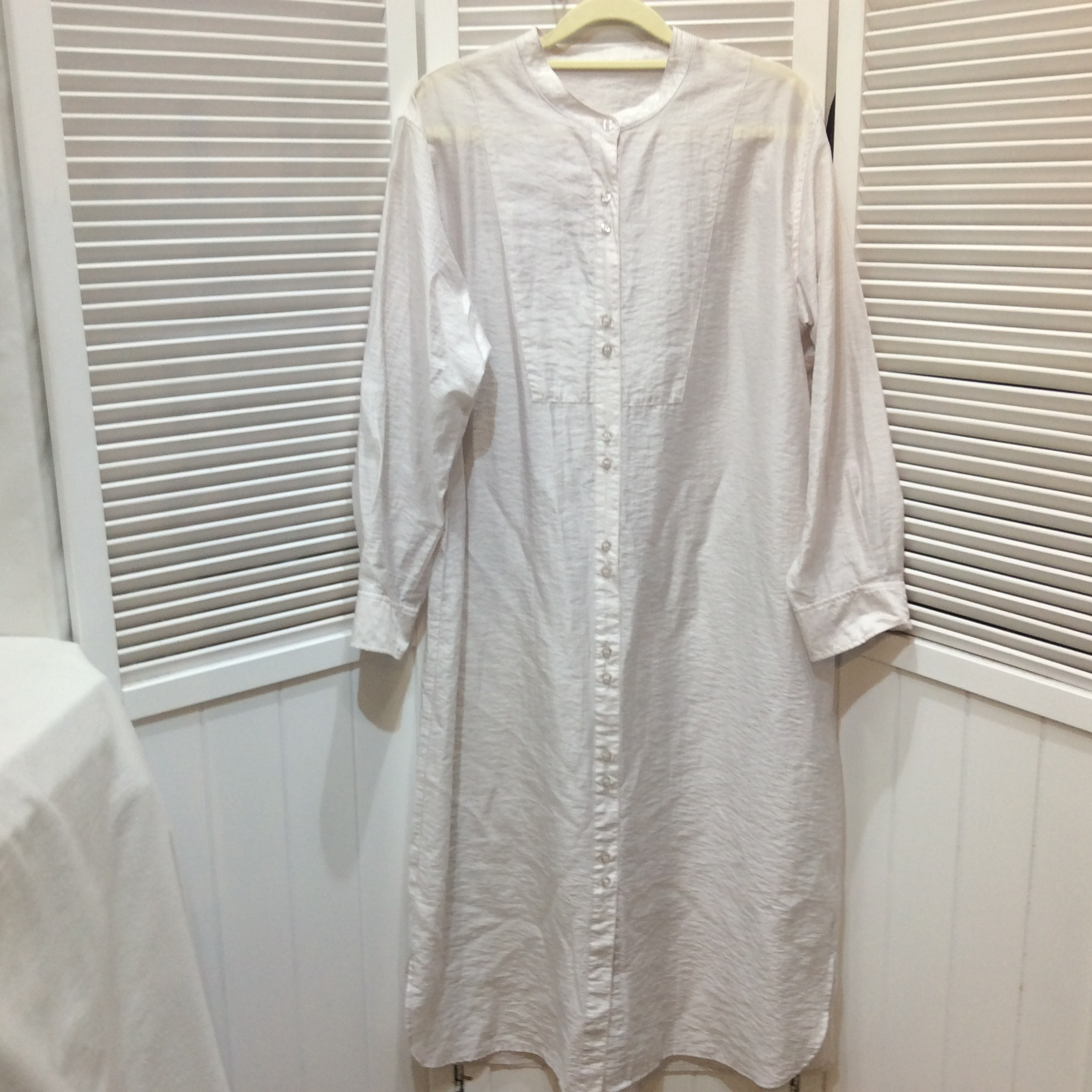 ローリースファーム シャツカーディガン フリーサイズ   美品