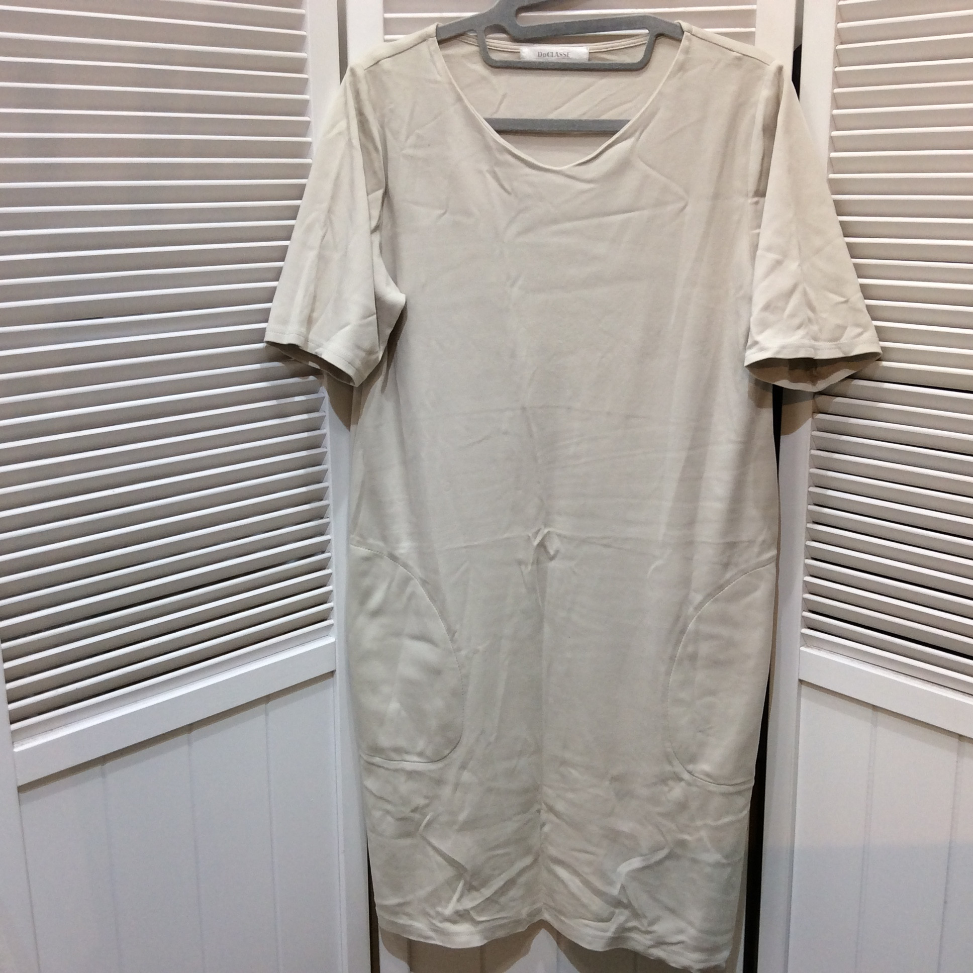 ドゥクラッセ ワンピース  Lサイズ  アイボリー