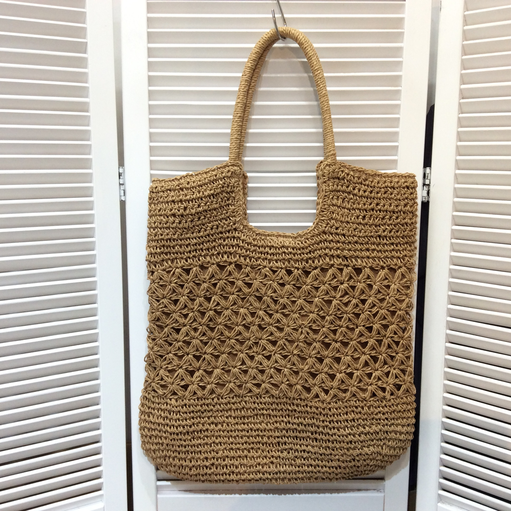 カゴ手提げバッグ