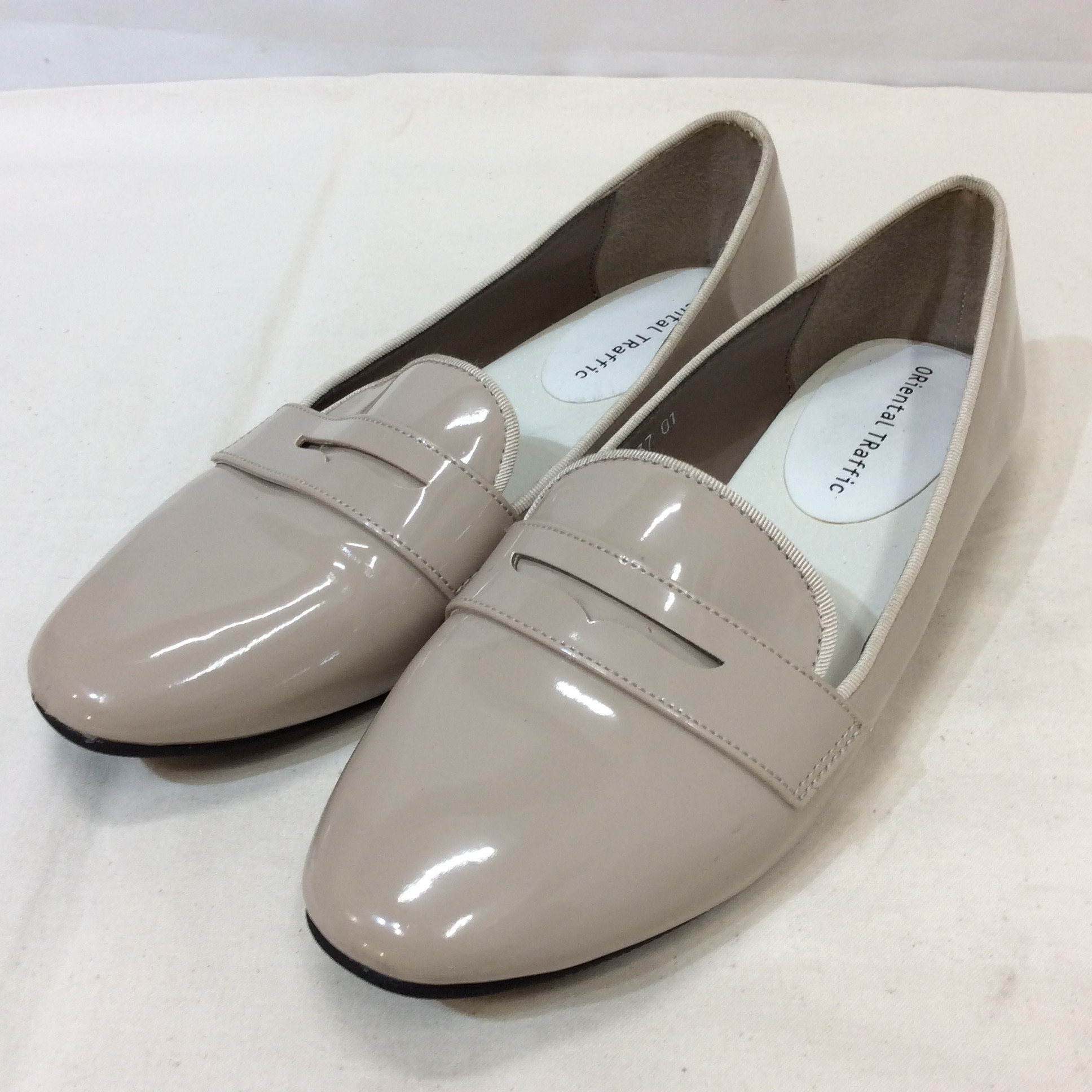 オリエンタルトラフィック エナメルシューズ 37 ベージュ系