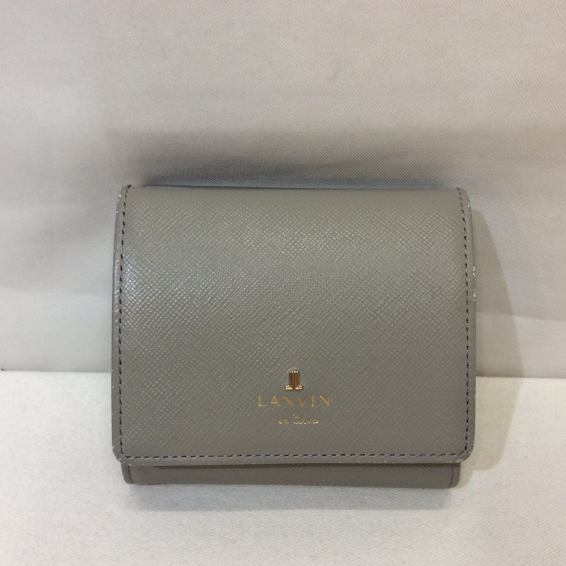 ランバンオンブルー  2つ折り財布  グレー