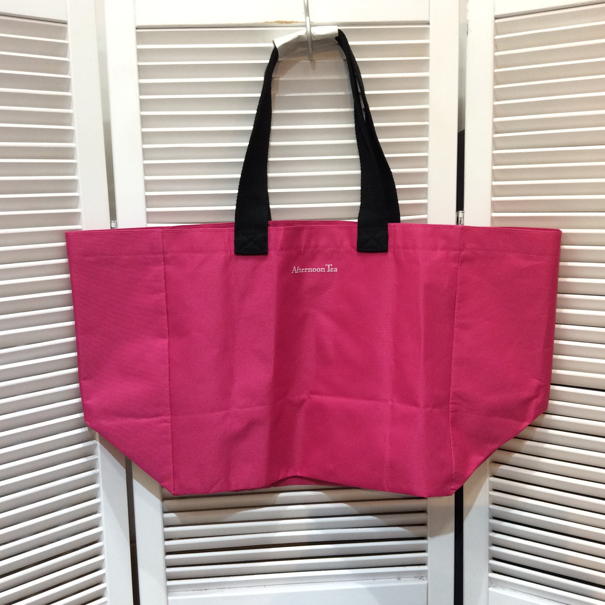 未使用 アフタヌーンティー レジカゴトートバッグ  ピンク