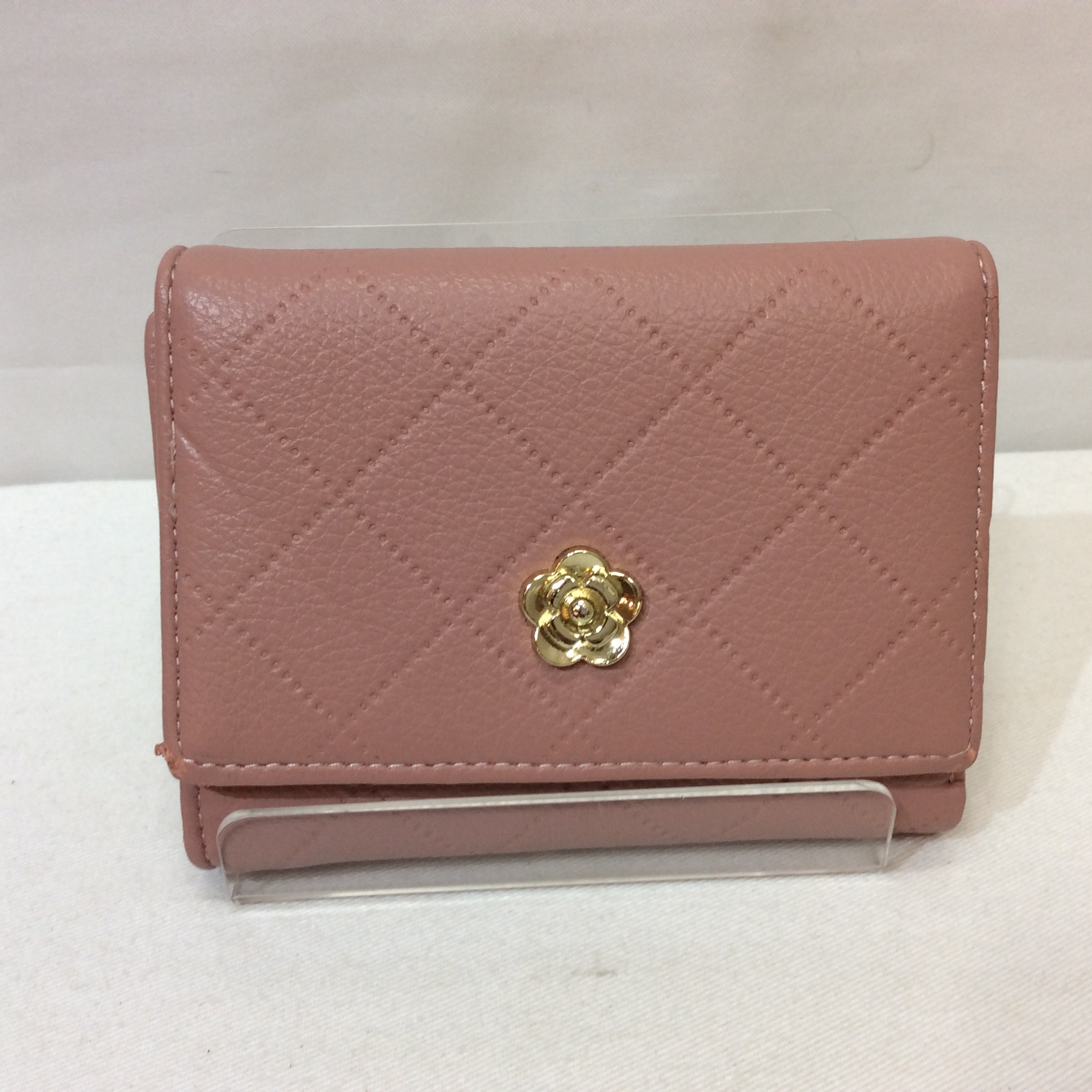 未使用☆合皮3つ折財布