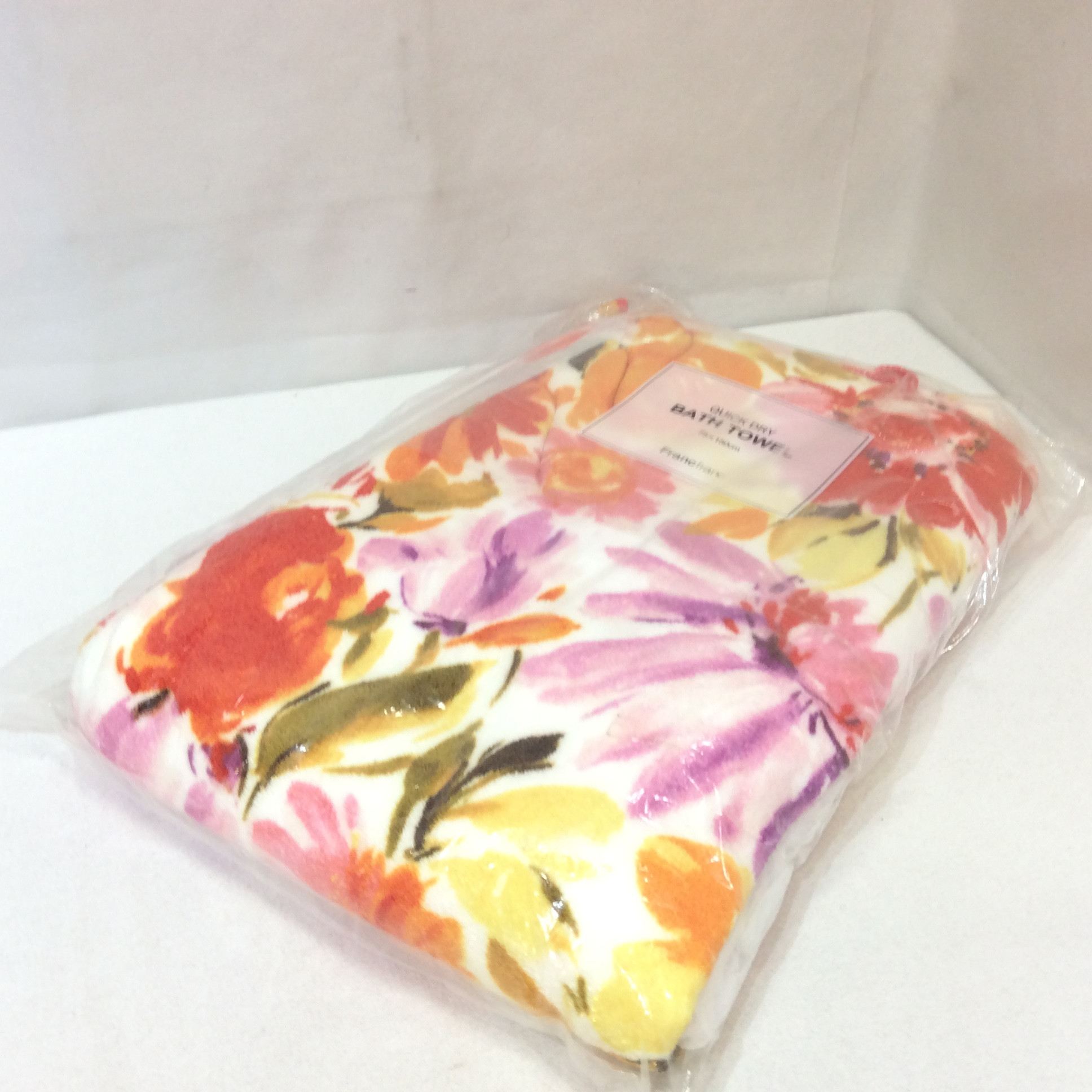 未使用 フランフラン バスタオル  花柄