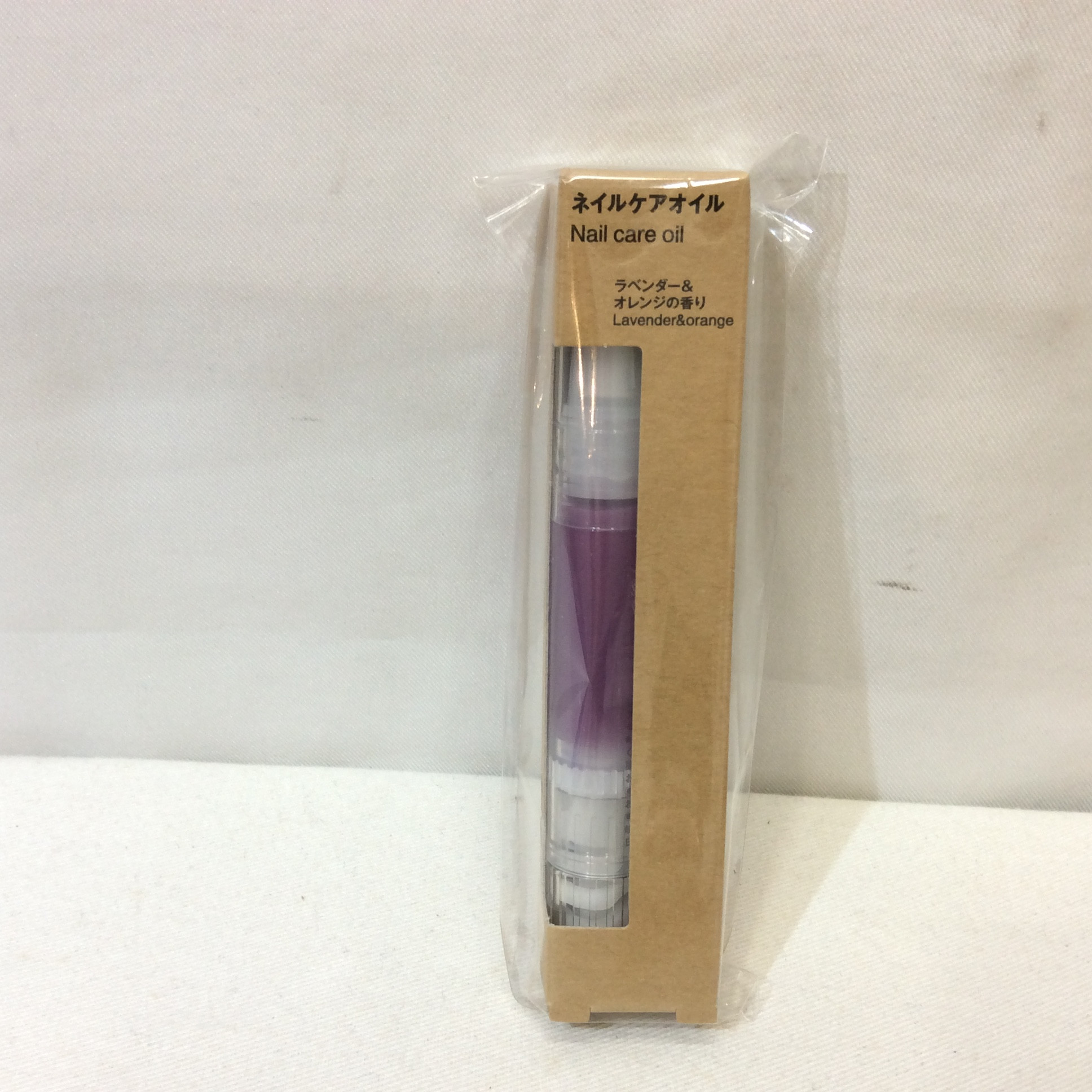 新品 無印良品 ネイルオイル  ラベンダー＆オレンジの香り