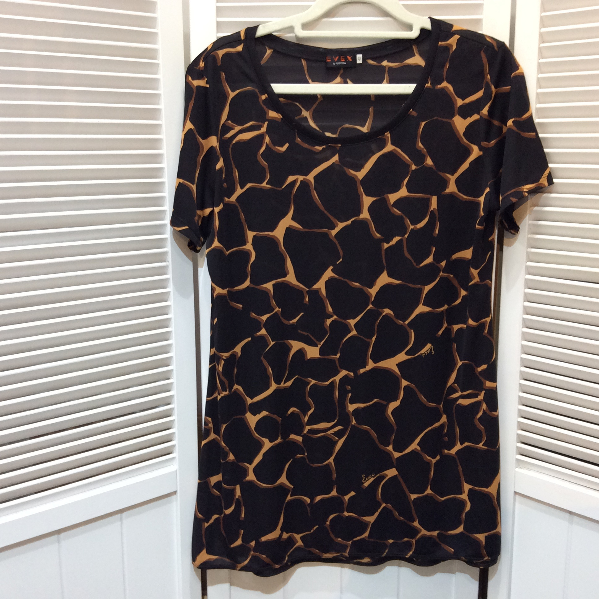 EVEX プルオーバーチュニック サイズ42  アニマル柄