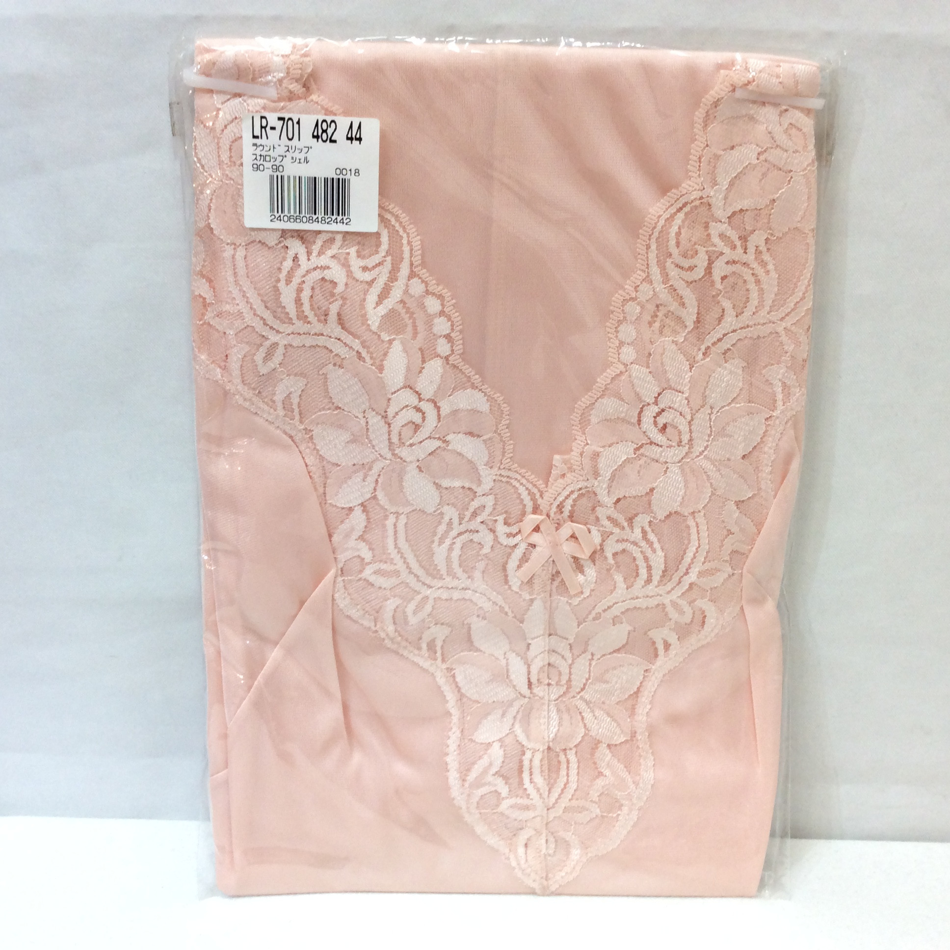 未使用☆ラウンドスリップ スカロップシェル 90-90