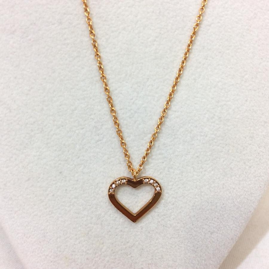 値下げ❗️SWAROVSKI スワロフスキー ネックレス ハート ゴールド