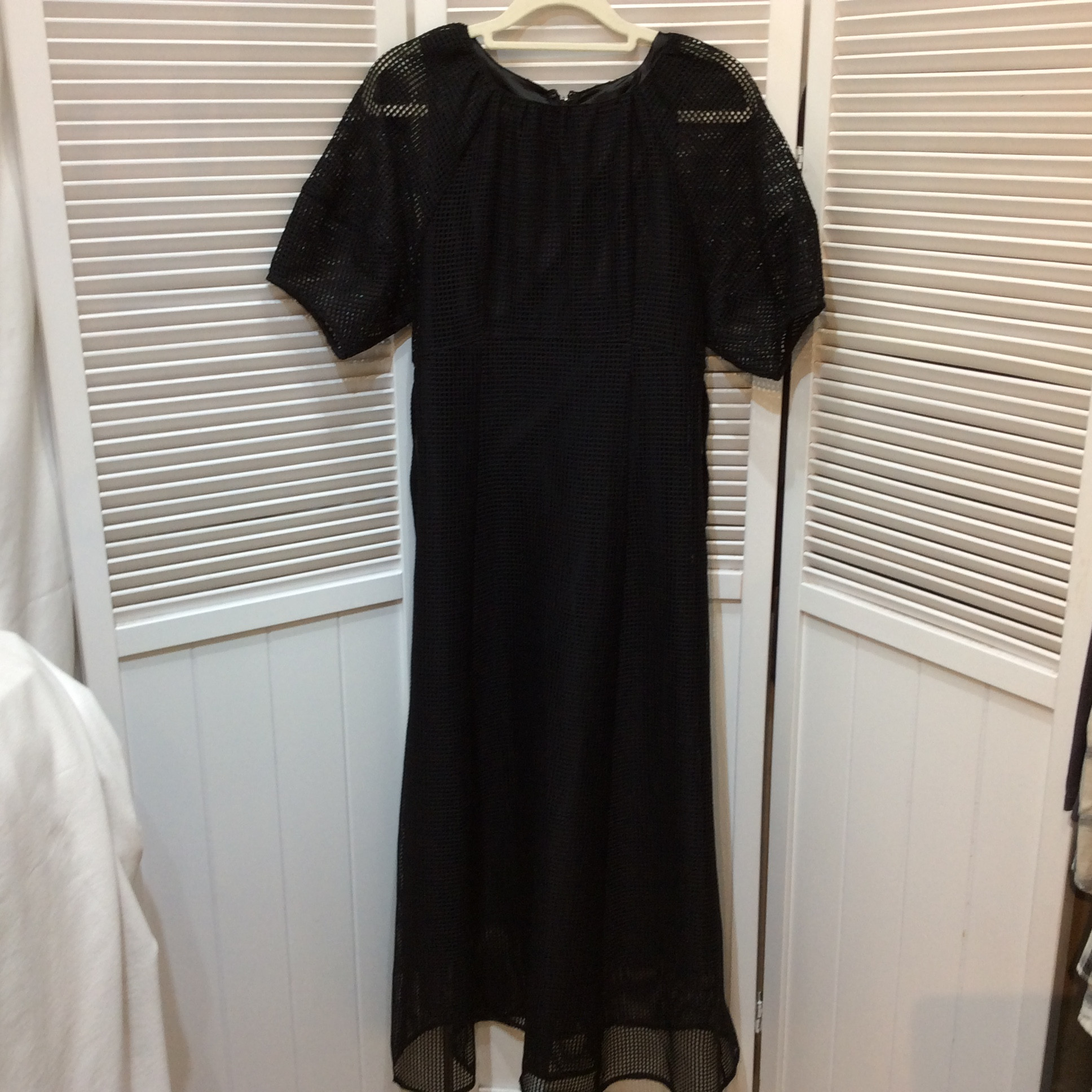 MISCH MASCH ミッシュマッシュ レディース 半袖ワンピース S ブラック メッシュ