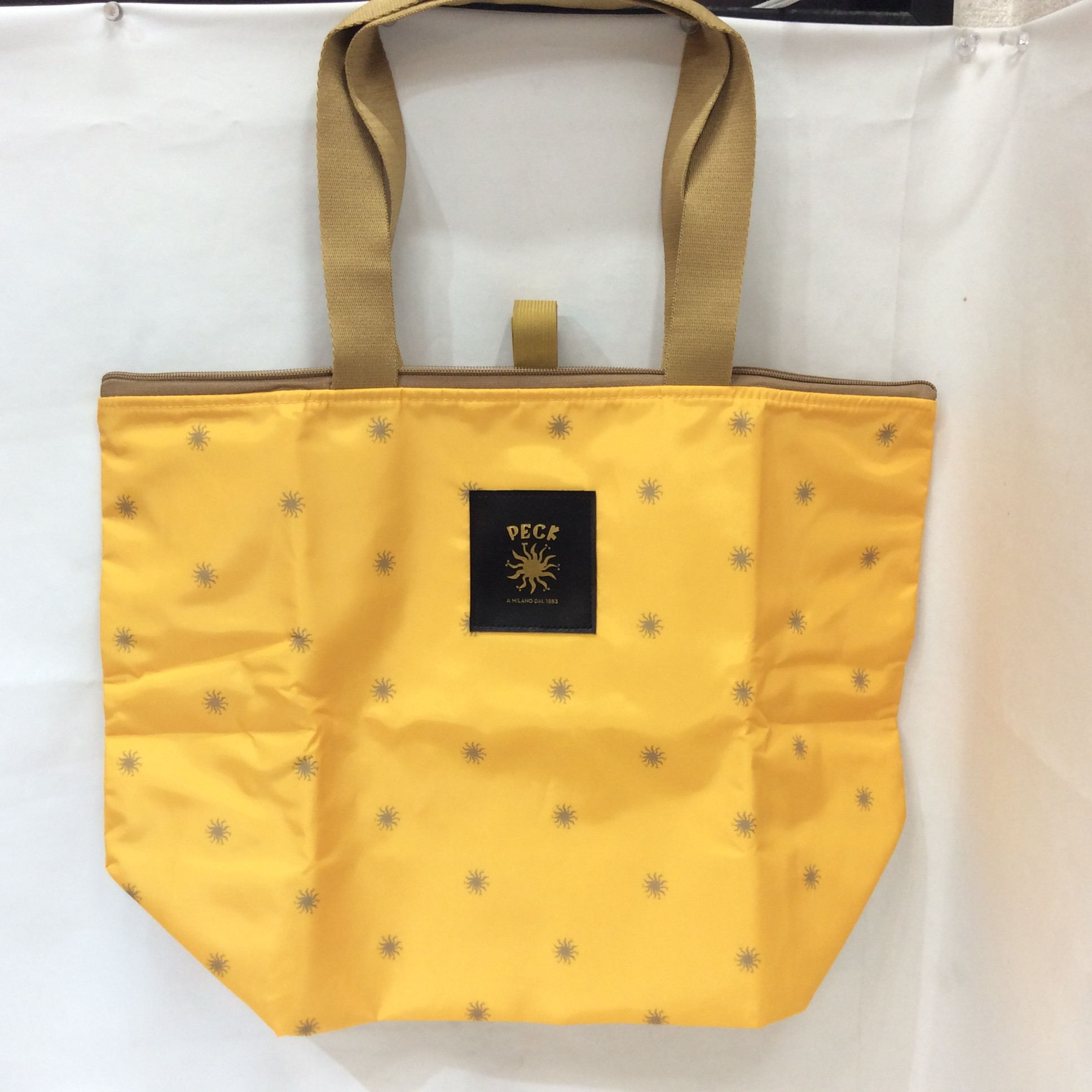 新品 高島屋 2025年お中元 非売品 PECK 折りたたみ保冷トートバッグ イエロー
