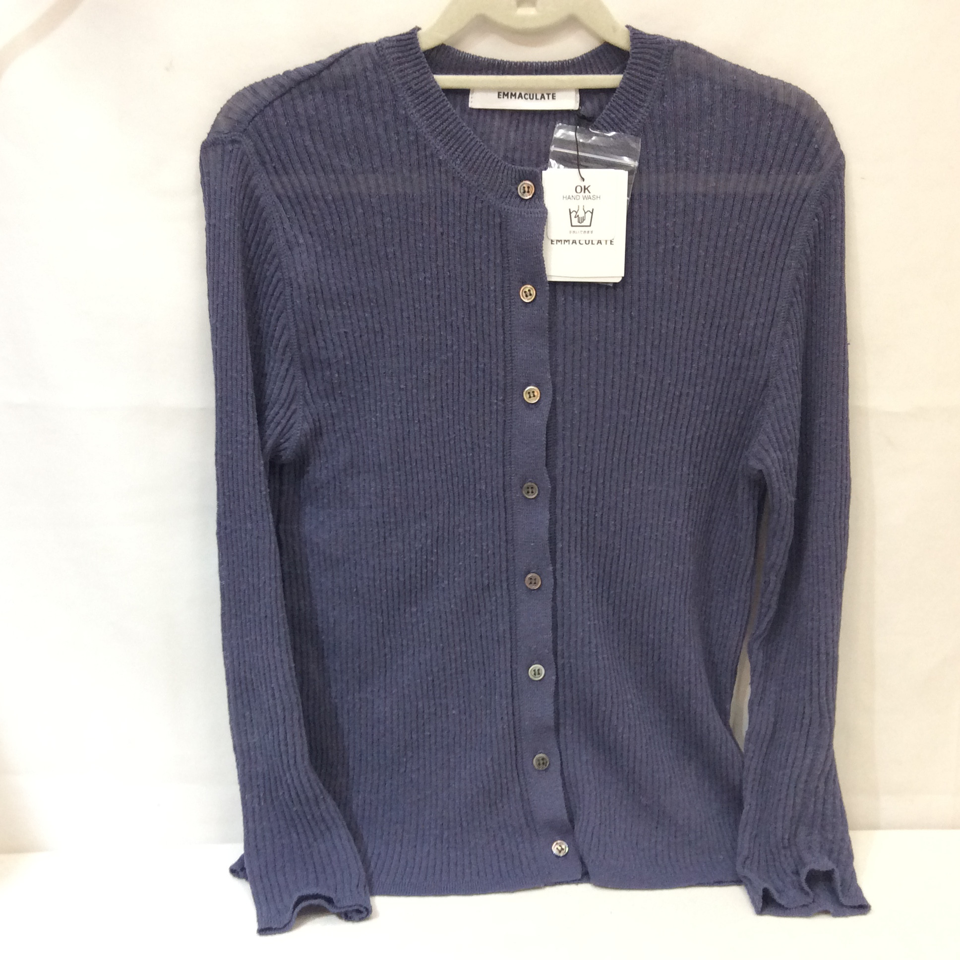 未使用 EMMACULATE カーディガン フリーサイズ   ブルーグレー系
