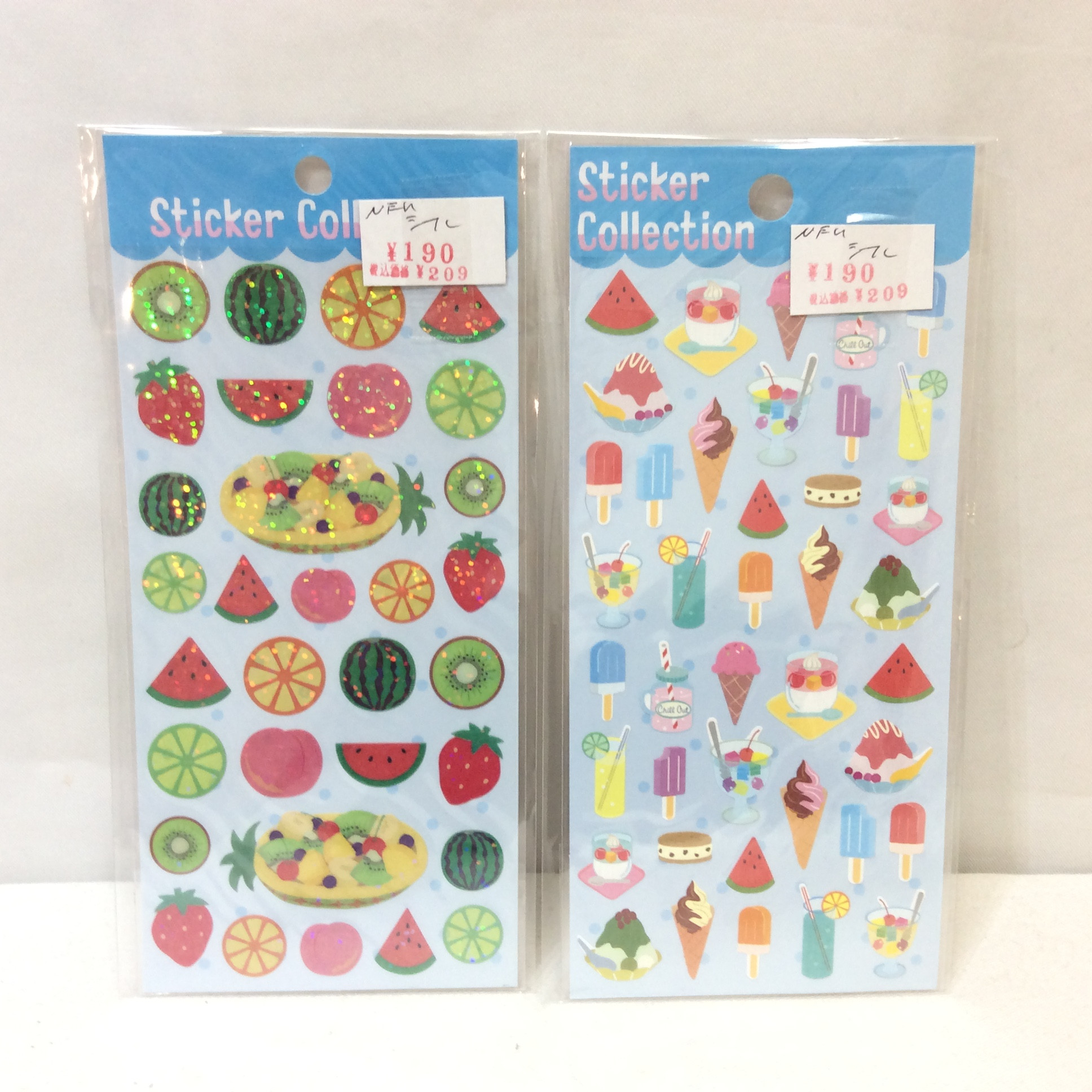 新品 フルーツ／スイーツ  シール 各種