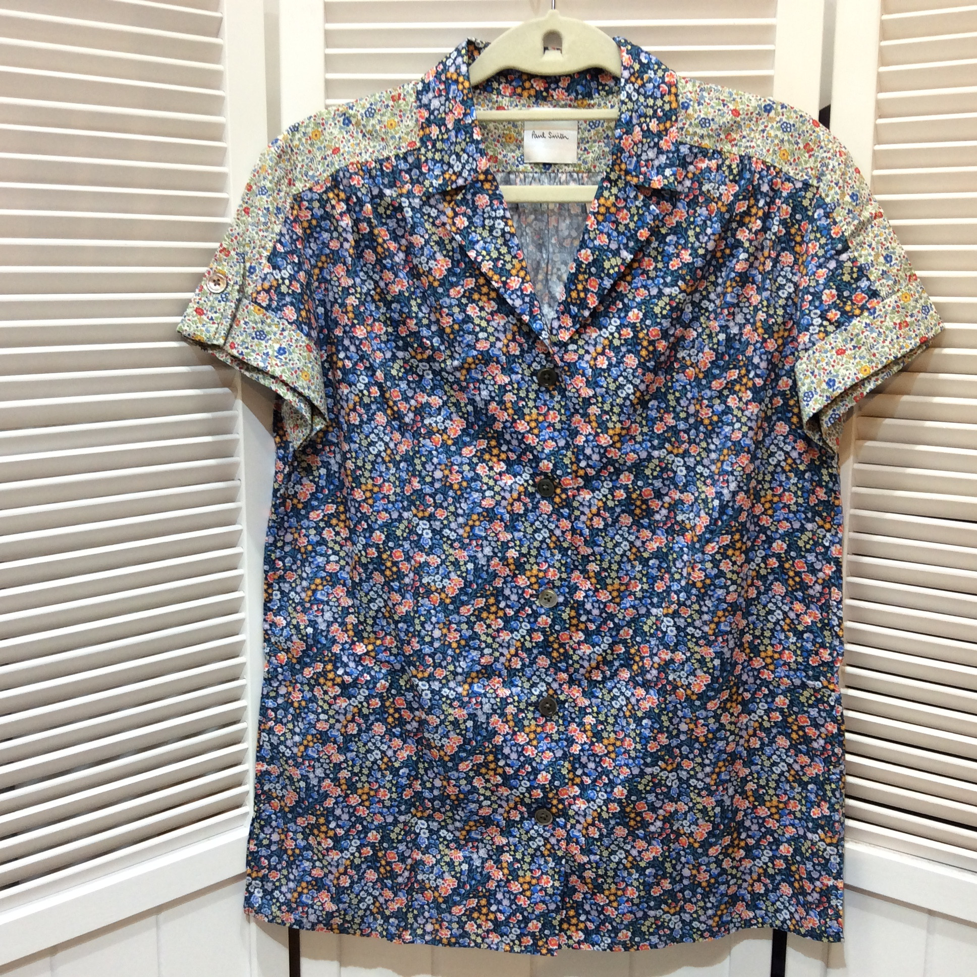 ポールスミス  半袖ブラウス サイズ40  リバティプリント 美品