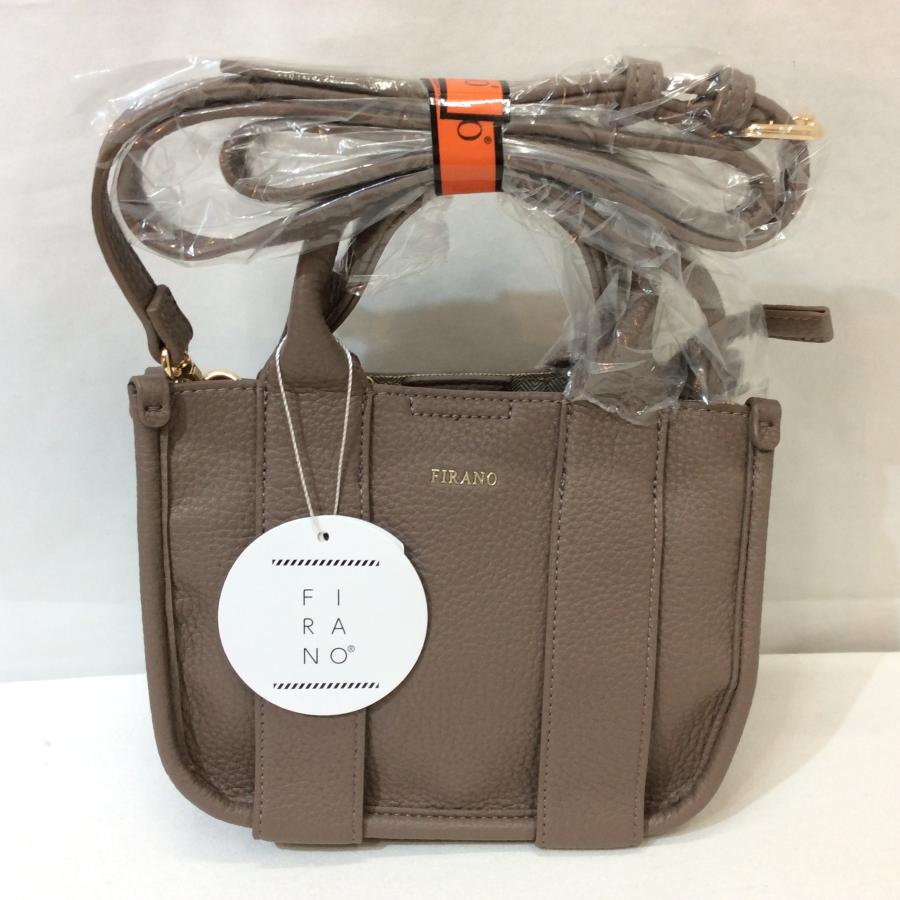 値下げ❗️新品☆FIRANO フィラノ 2WAYショルダーバッグ グレージュ