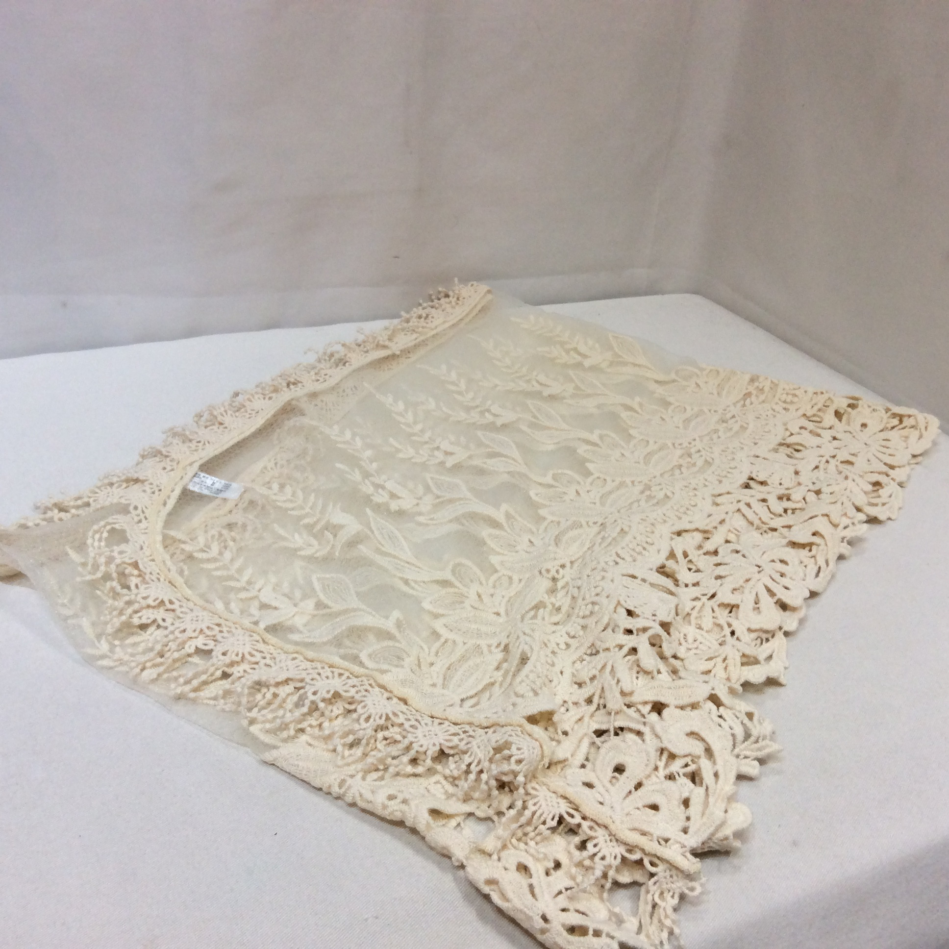 レース ストール  アイボリー