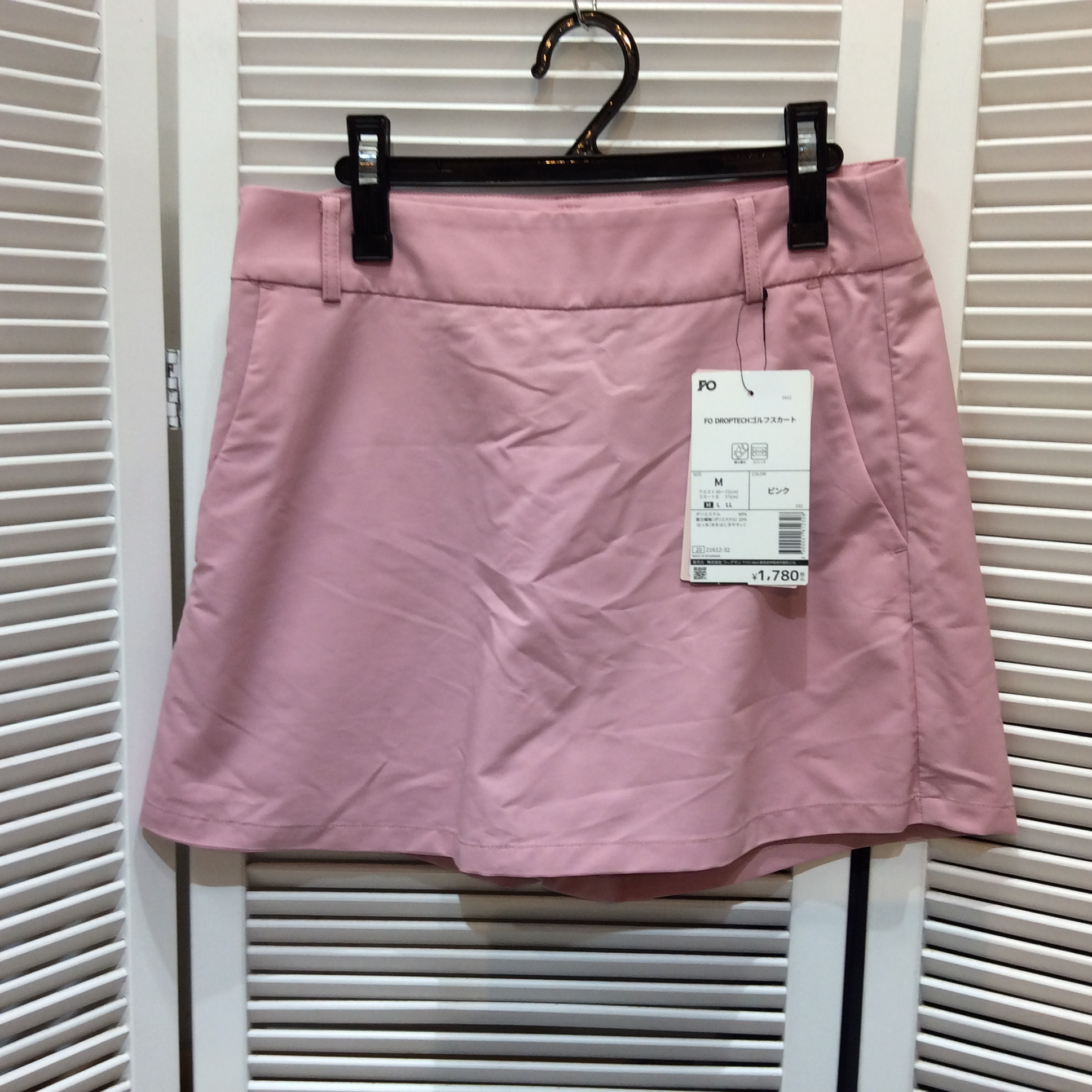 未使用 ワークマン ゴルフスカート Mサイズ ピンク