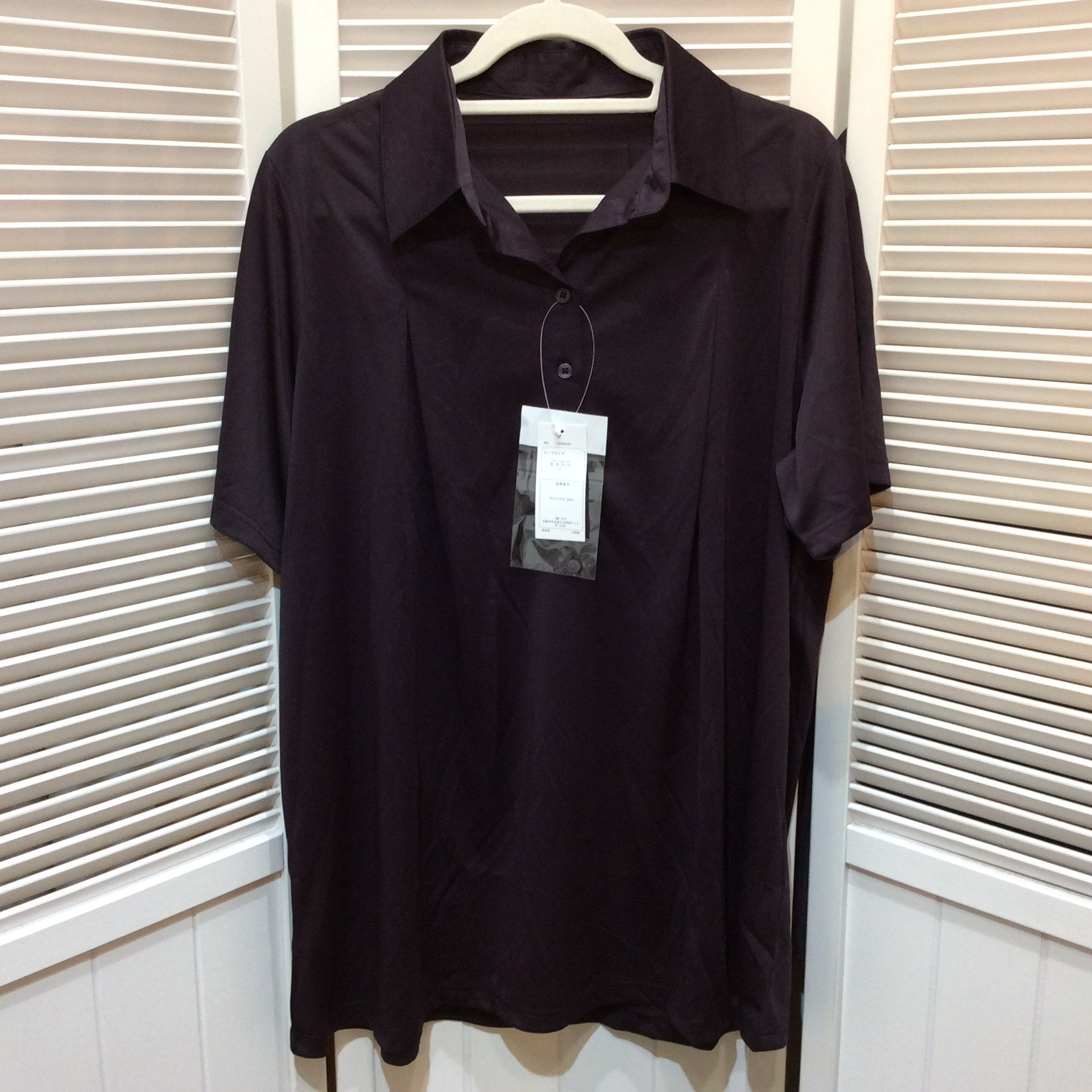 未使用☆Lindstorm リンドストーム レディース プルオーバーシャツ LL パープル