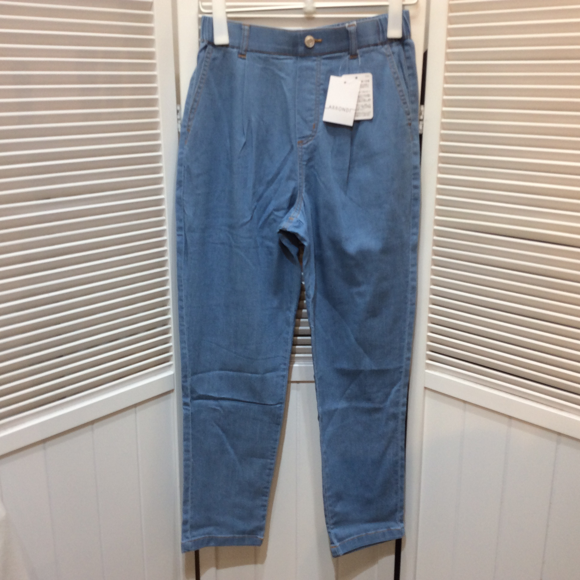 新品☆デニムパンツ M ライトブルー