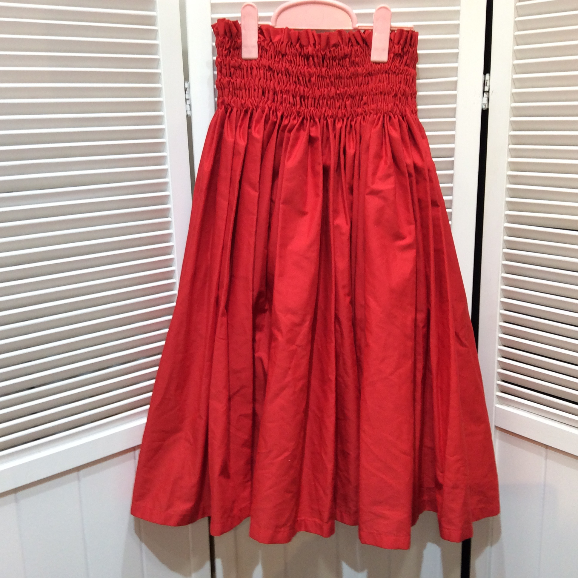 パウスカート フリーサイズ   レッド  美品