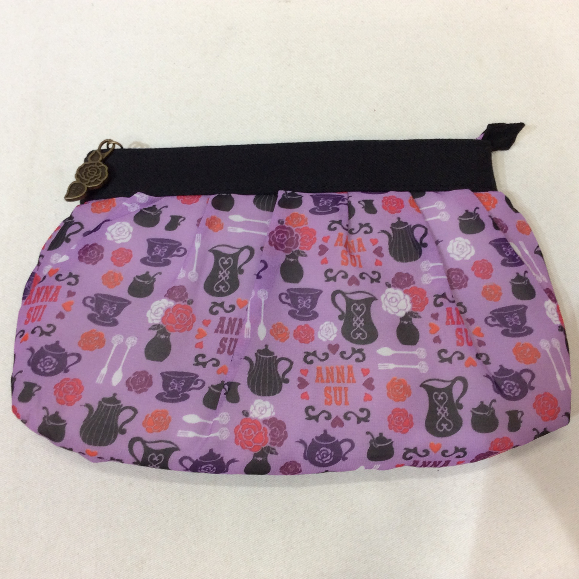 アナスイ ポーチ パープル柄