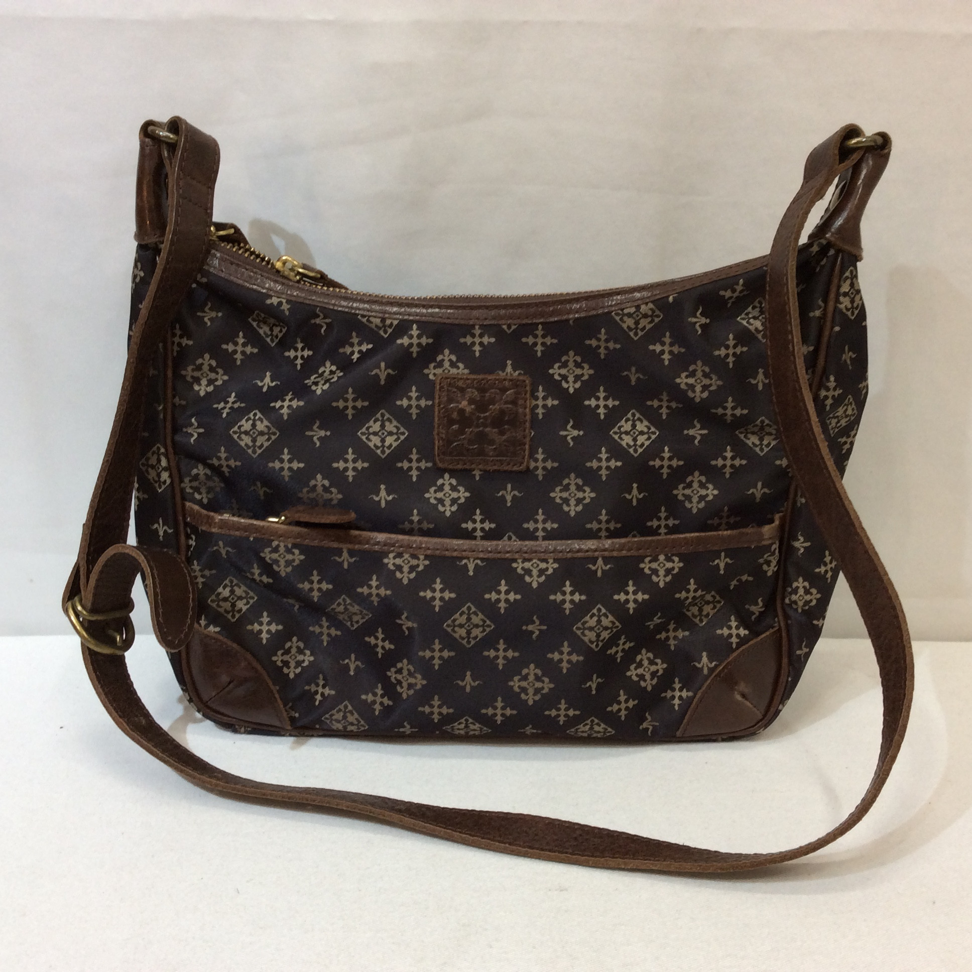 russet ラシット ナイロンショルダーバッグ ダークブラウン系