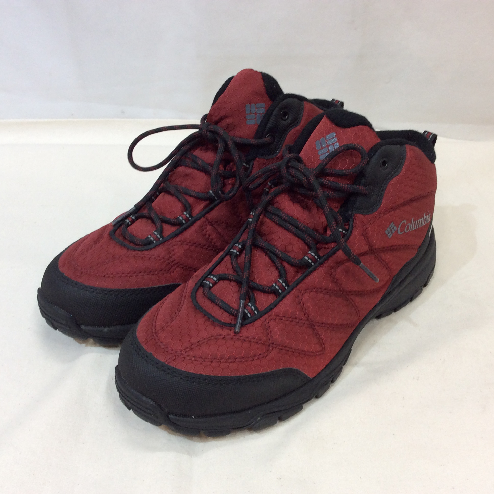 コロンビア ハイカット アウトドアシューズ 25.5cm レッド系 OMNI-TECH