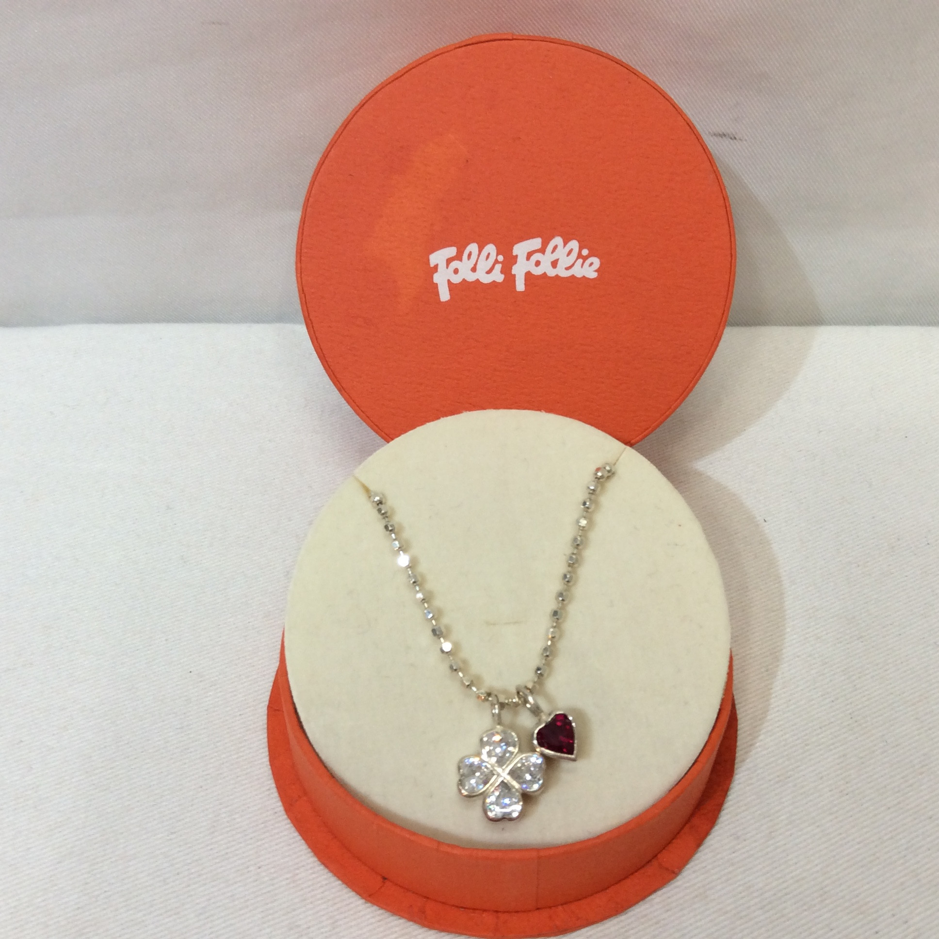 フォリフォリ 限定ネックレス  クローバー／ハート