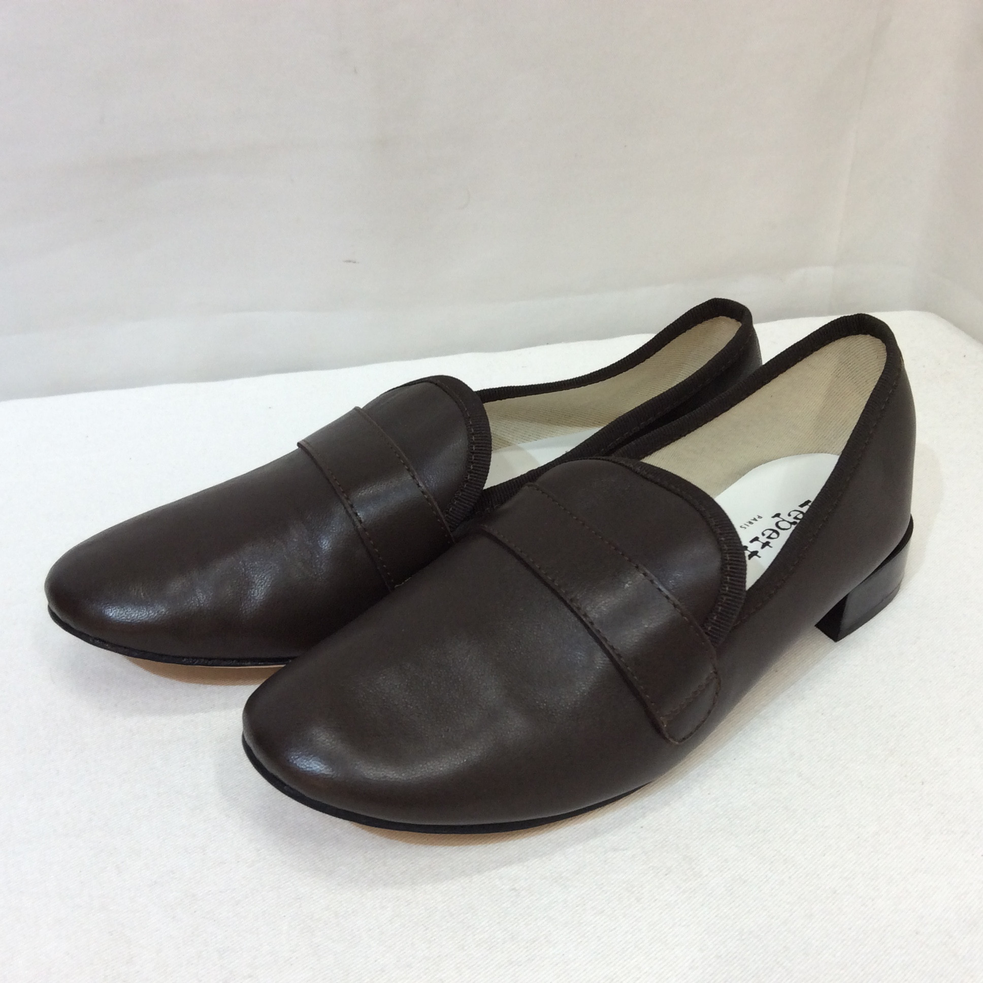 未使用 Lepetto レペット マイケル レザーシューズ  38 (24.0cmぐらい) ダークブラウン